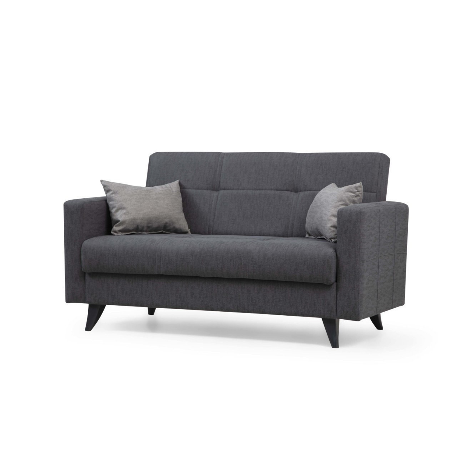 Køb NORDVÄRK Polya - Mørkegrå 2-personers sovesofa - Pris 5929.00 kr.
