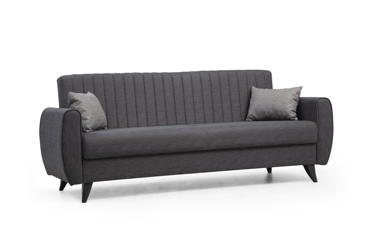 NORDVÉRK Alkon – Mørkegrå 3-personers sovesofa
