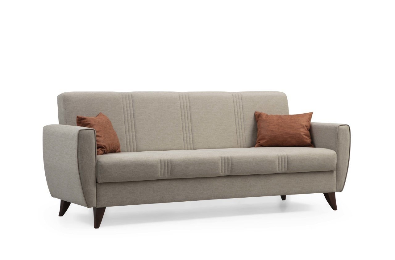 NORDVÉRK Zaden – Beige 3-personers sovesofa