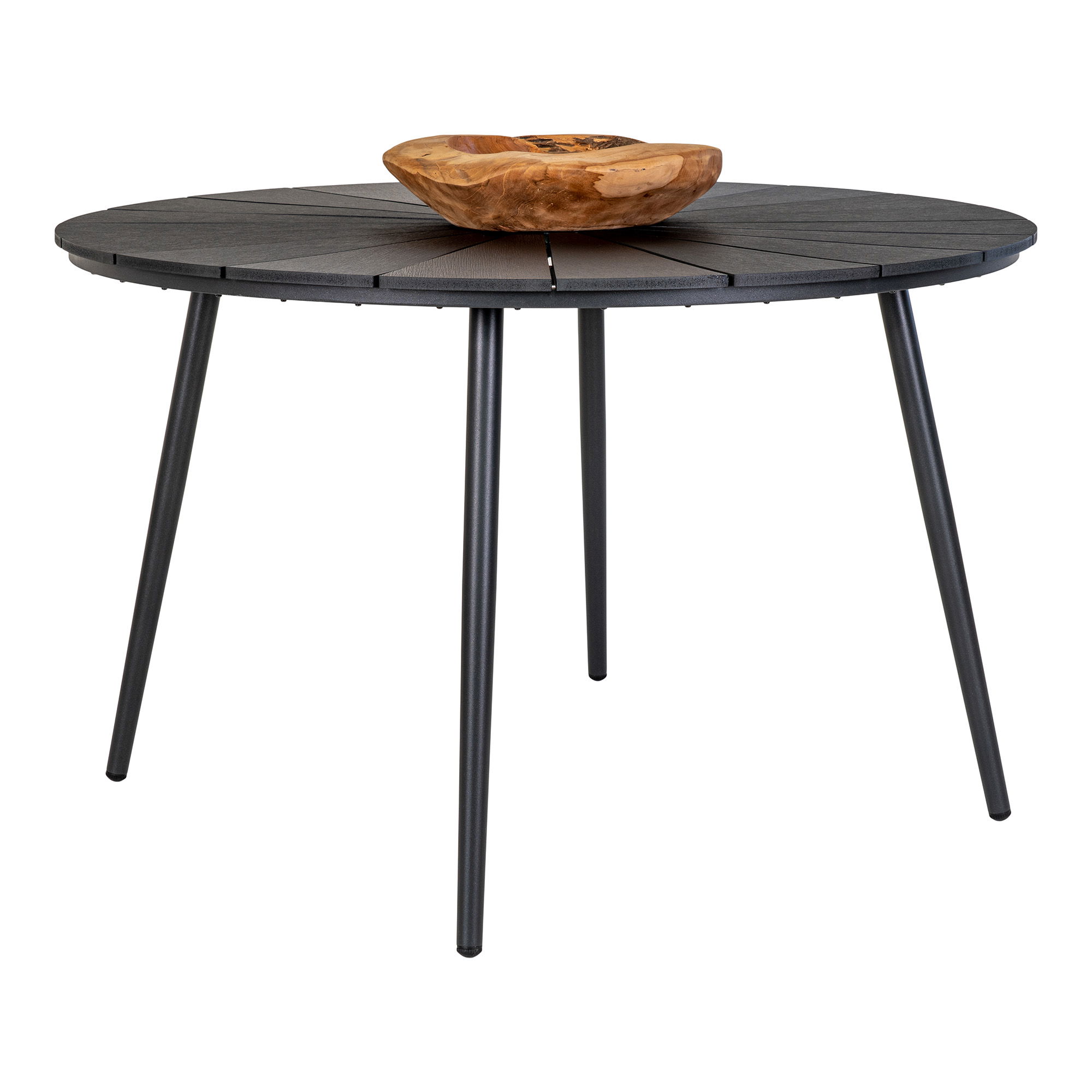 HOUSE NORDIC Atlanta Dining Table – Spisebord i nonwood, svart, É120 cm