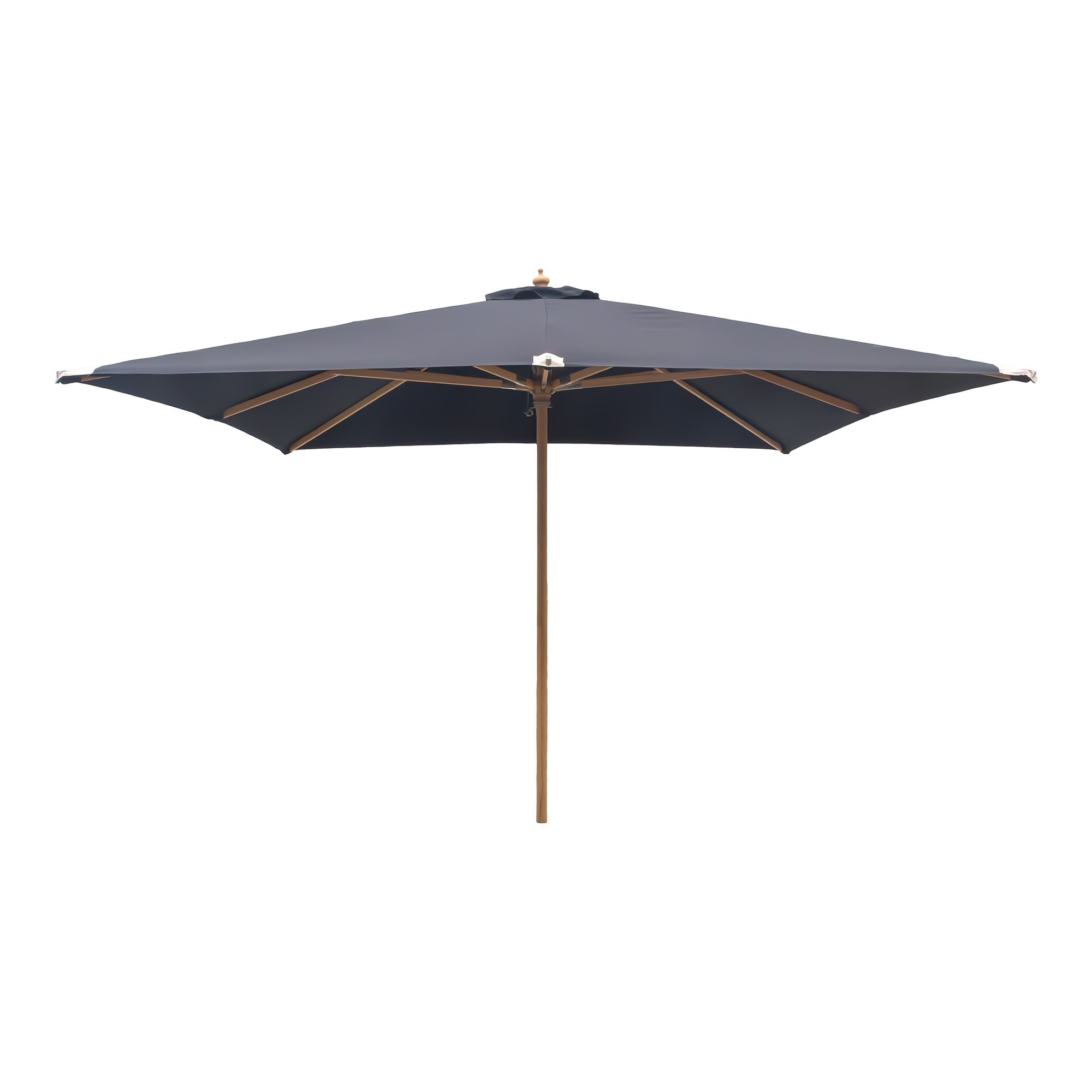 HOUSE NORDIC Orlando parasol - sort træstok (300x300)