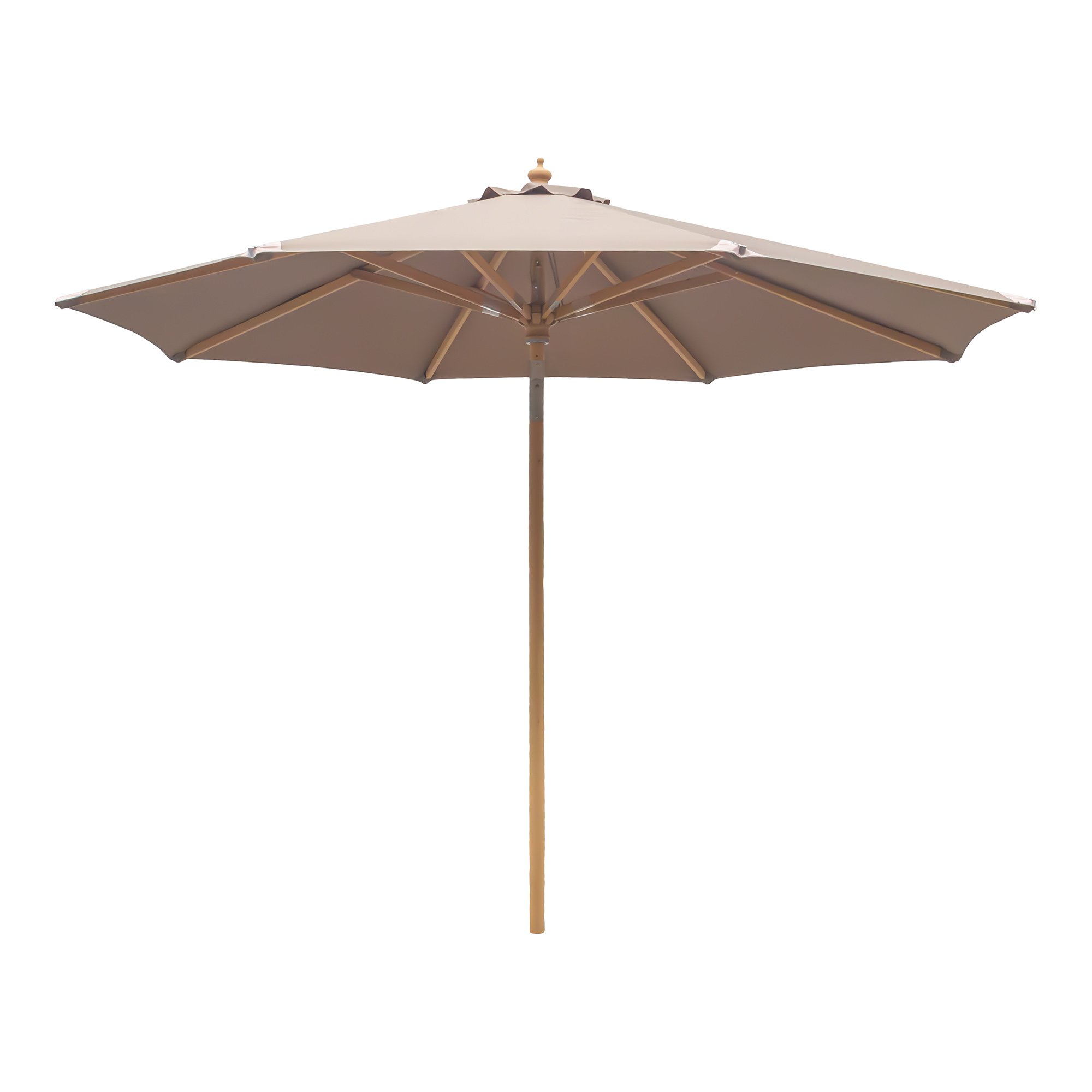 HOUSE NORDIC Austin parasol, m. tilt – sand træstok (Ø300)
