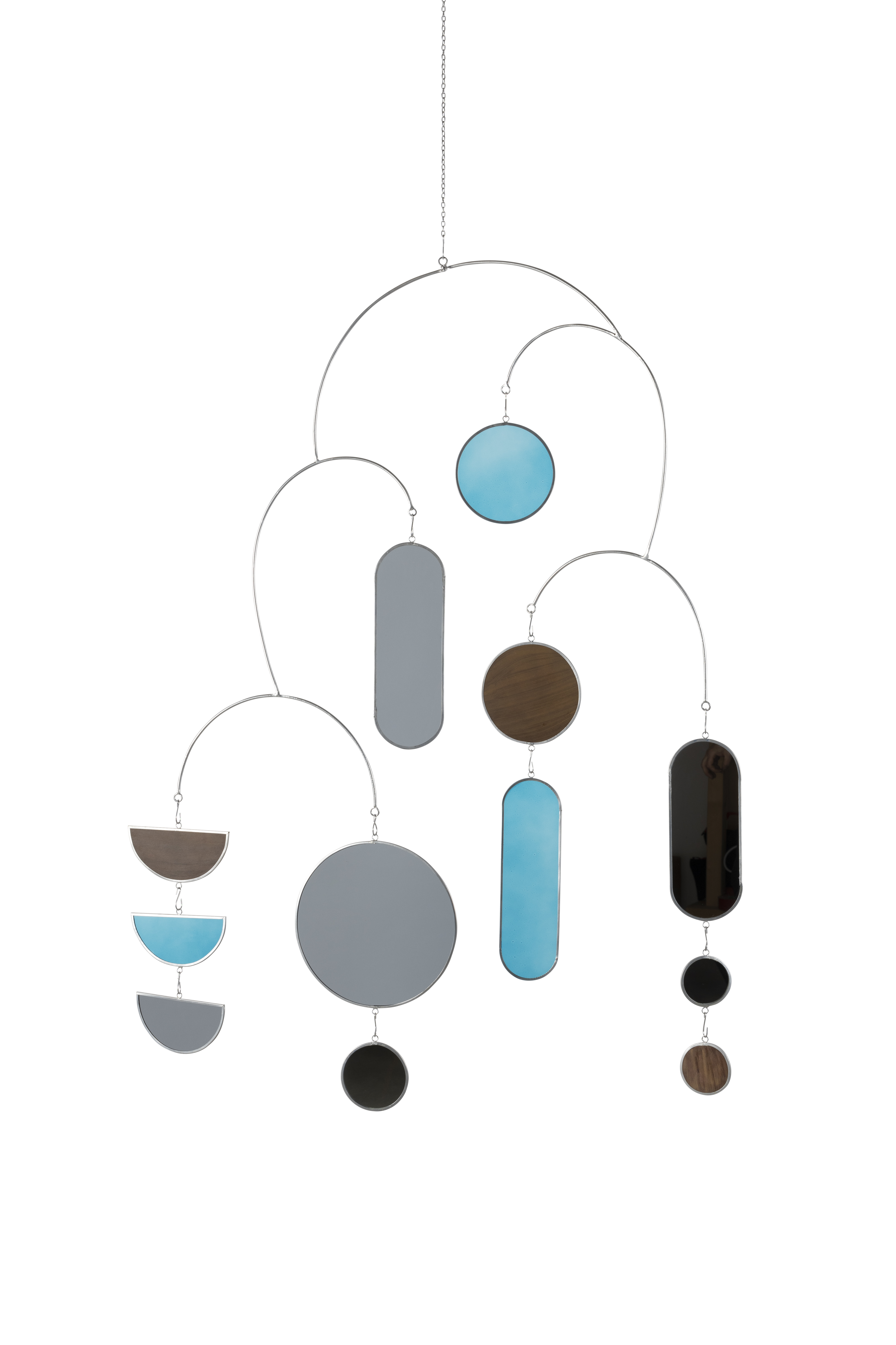 ZUIVER Suncatcher Sparkle uro - multifarvet glas, jern og træ