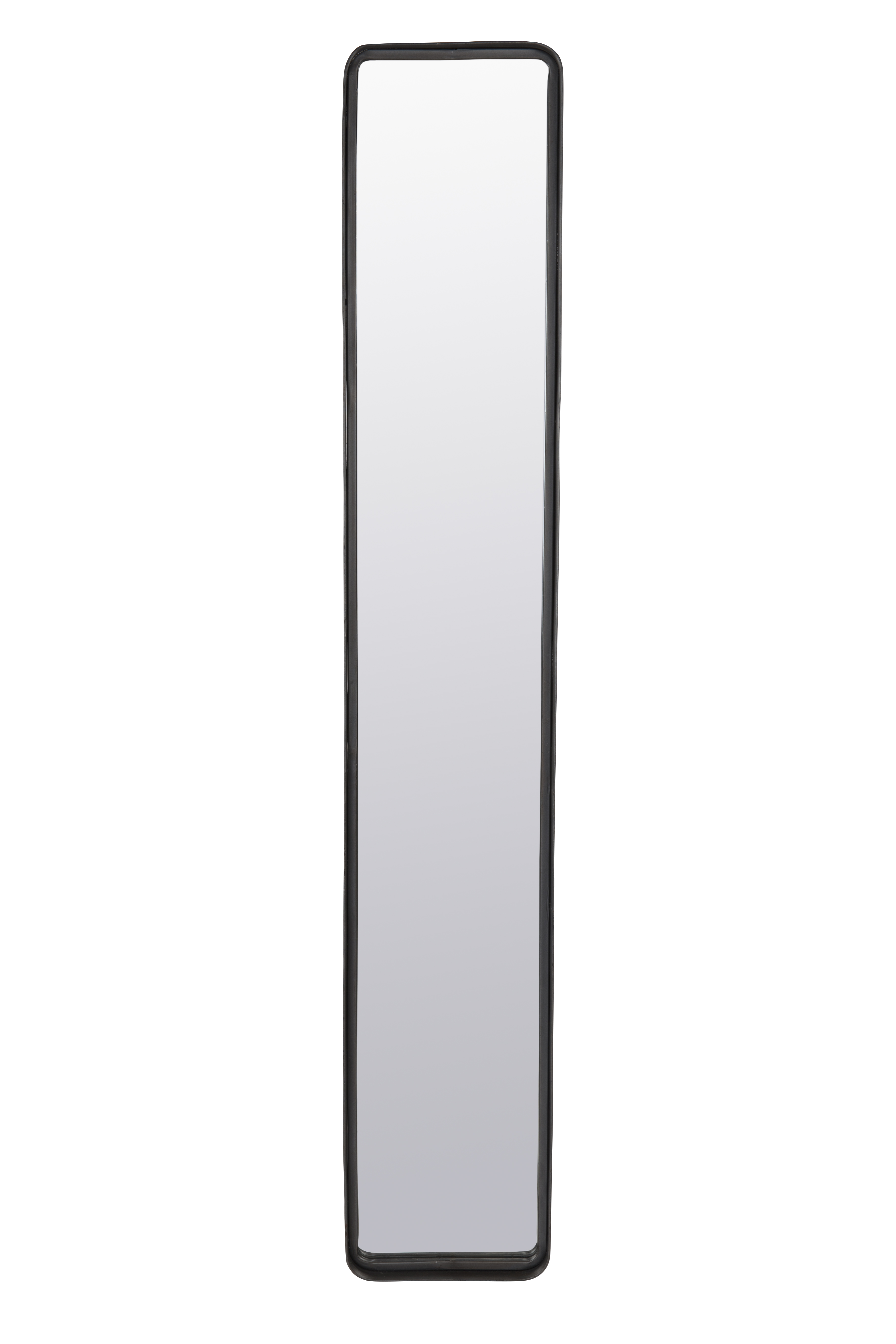 DUTCHBONE Blackbeam vægspejl, rektangulær - spejlglas og sort strygejern (120x20)