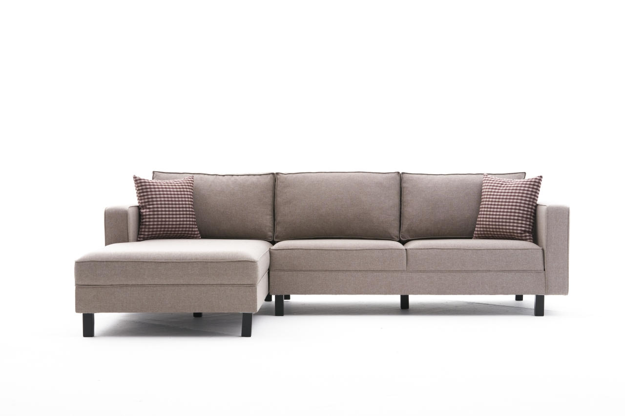 NORDVÉRK Kale Linen Venstre – Creme Hjørnesofa