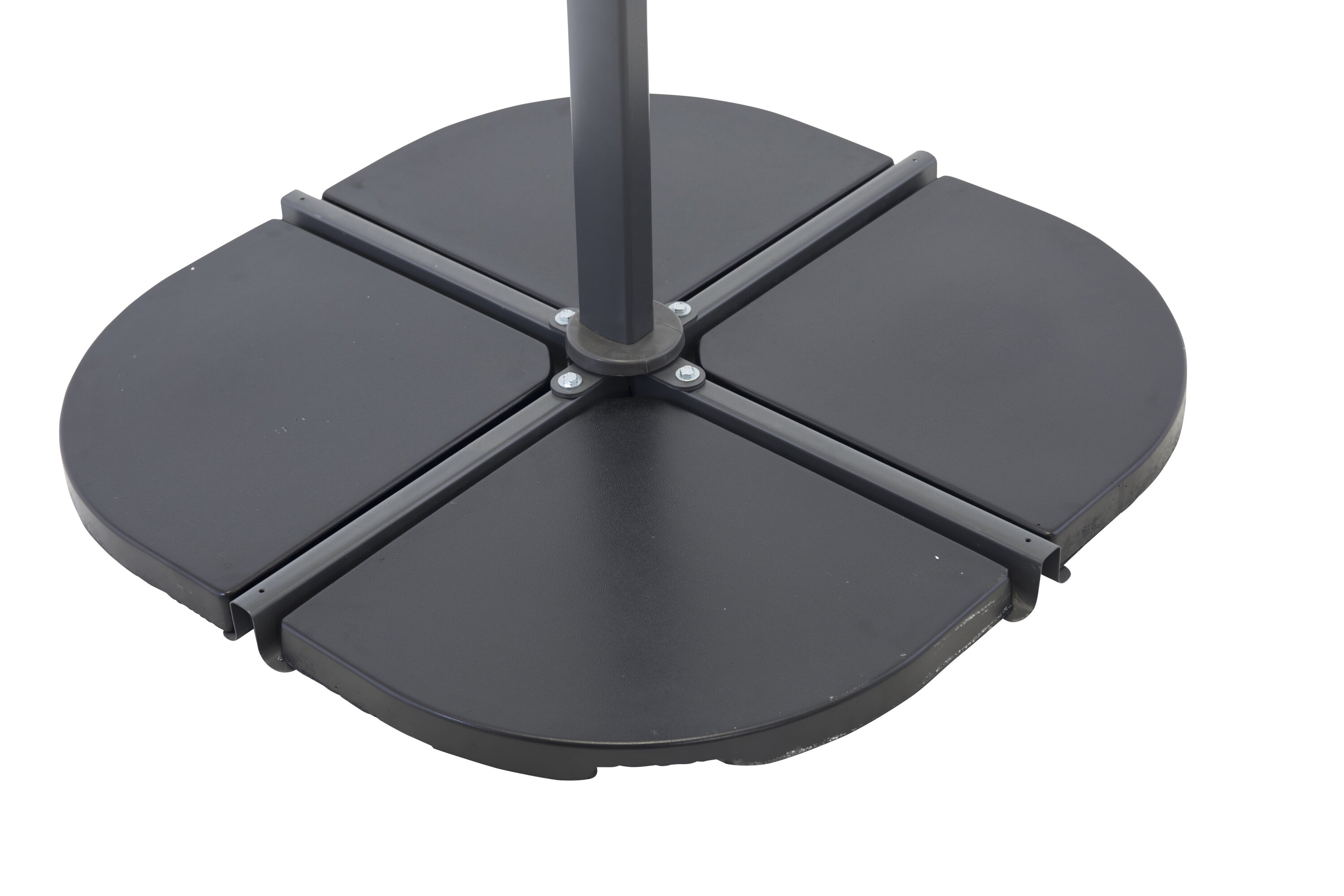 VENTURE HOME Leeds parasolfod, kvadratisk - sort granit sten (47x47)