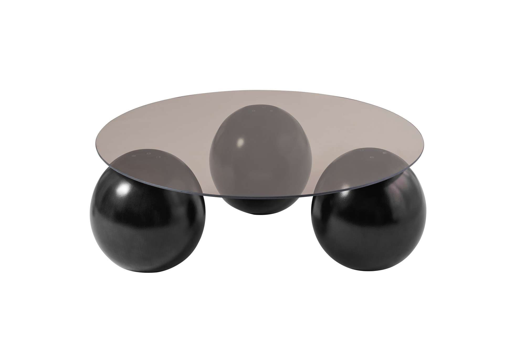 NORDVÄRK Miro – Sort, bronze sofabord