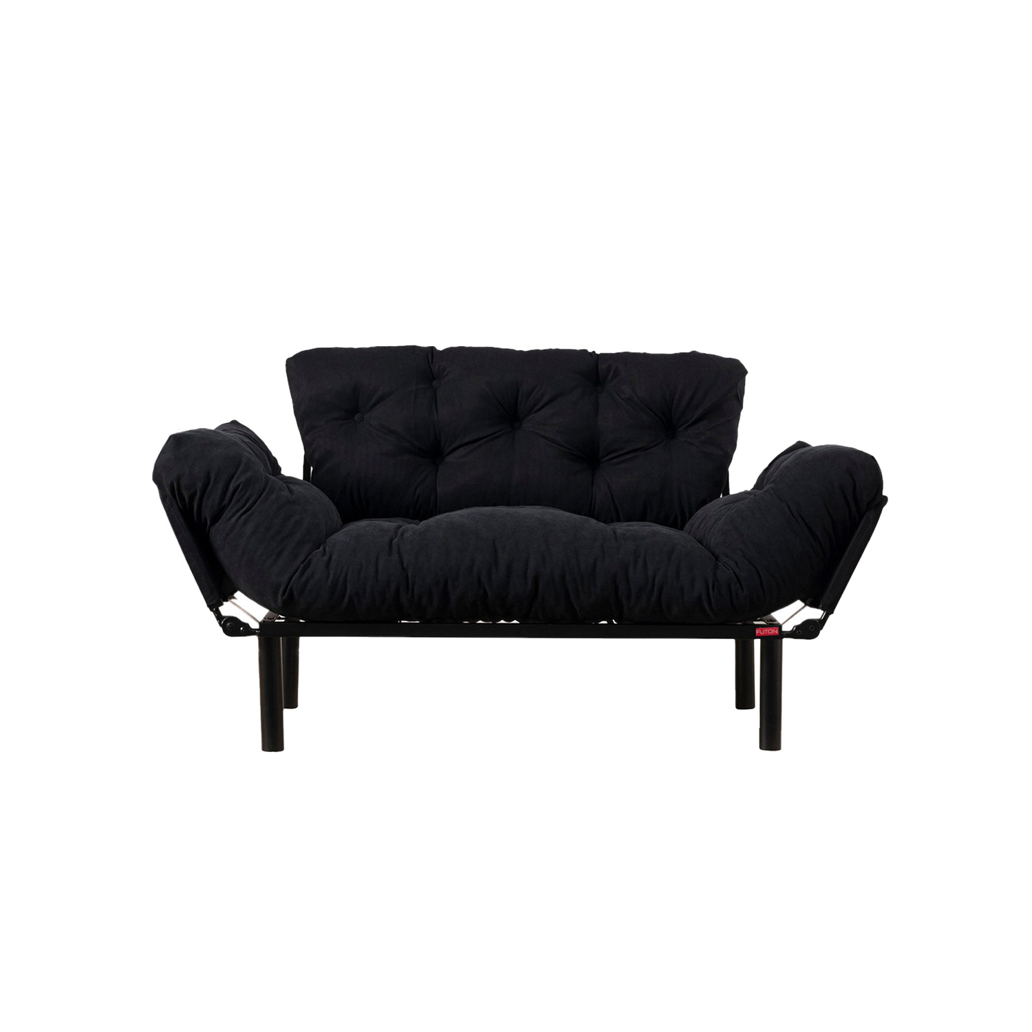 Køb NORDVÄRK Nitta - Sort 2-personers sovesofa - Pris 2429.10 kr.