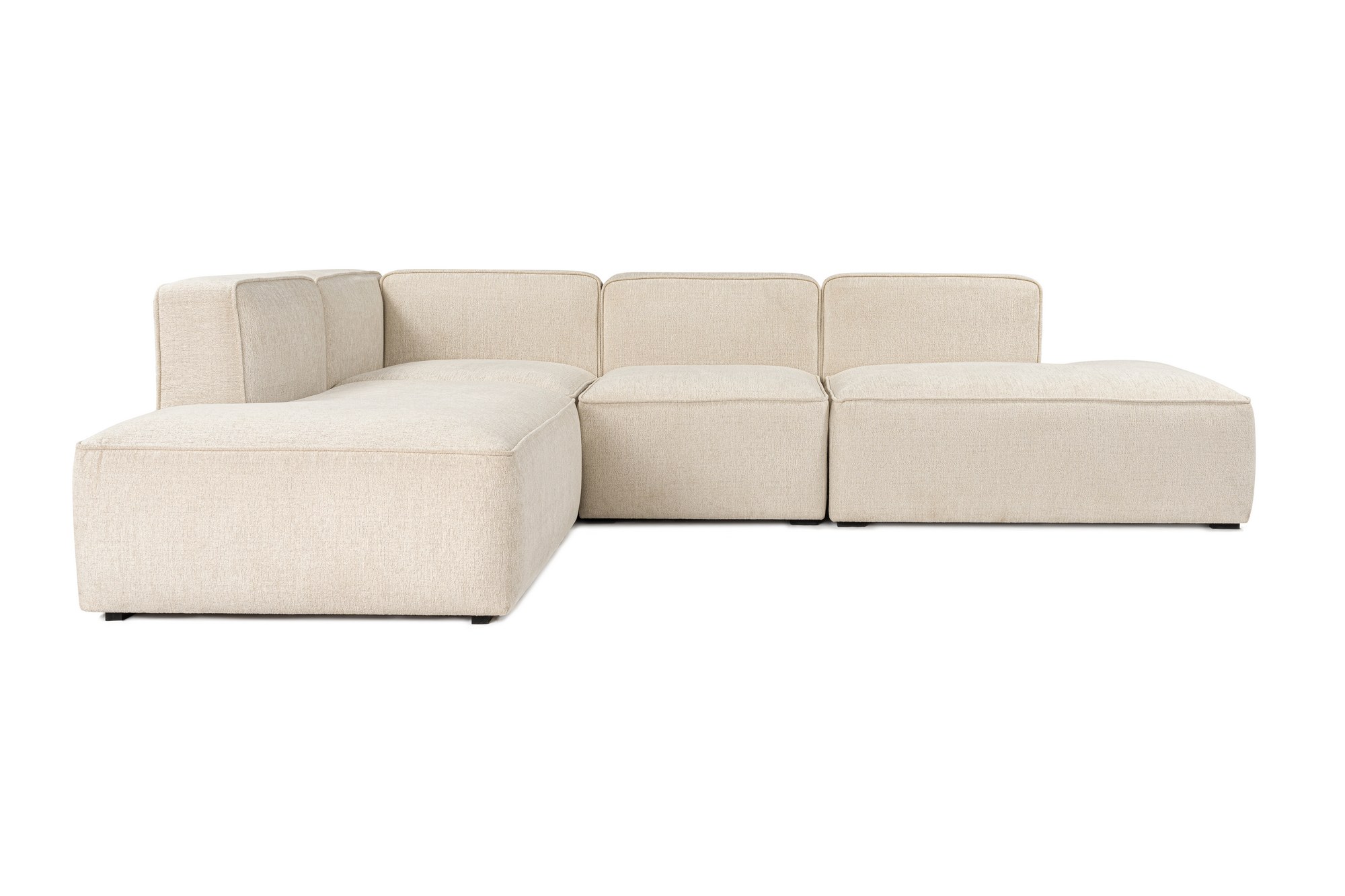 NORDVÉRK More M -(M4-M2-M1-M3) – Cremefarvet hjørnesofa