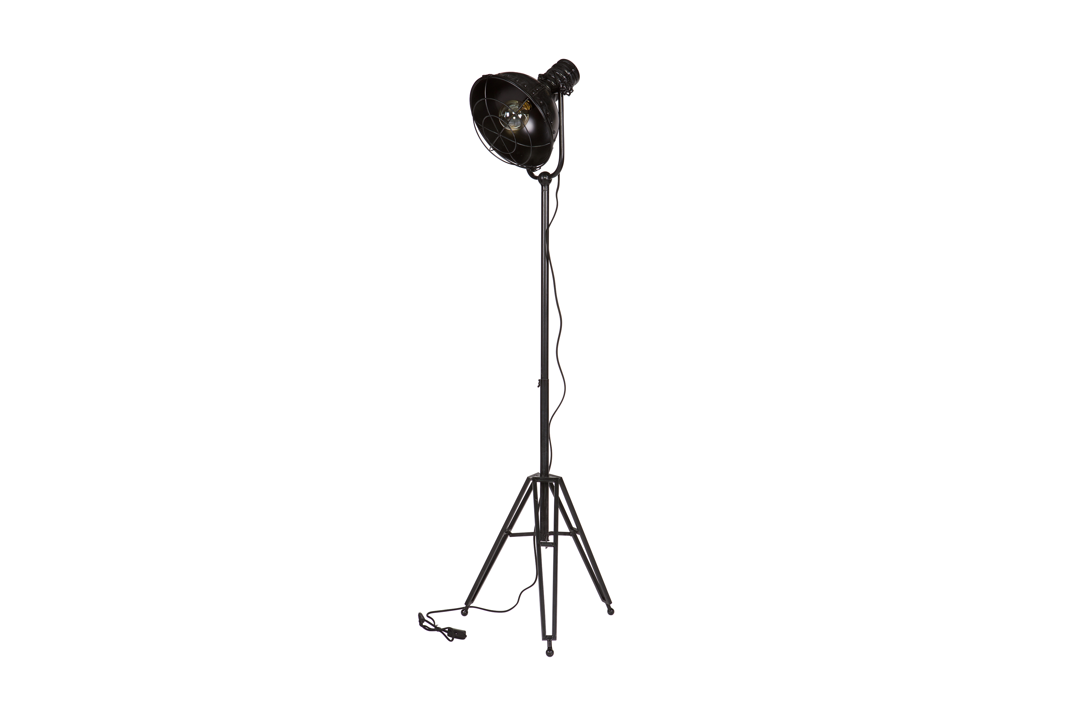Køb BEPUREHOME Collection gulvlampe, højdejusterbar – sort metal