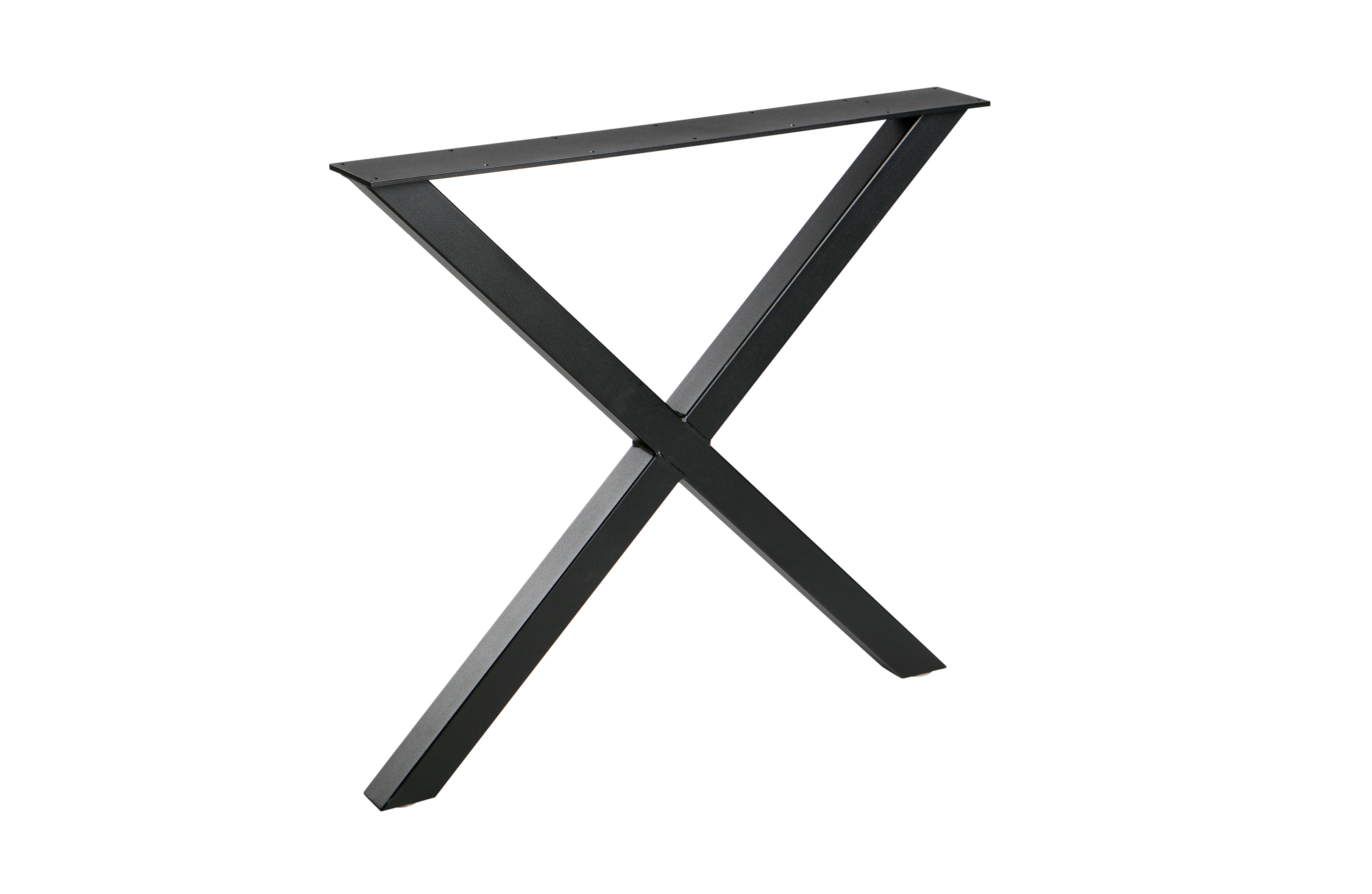 WOOOD Tablo X-bordben til spisebord - matsort metal