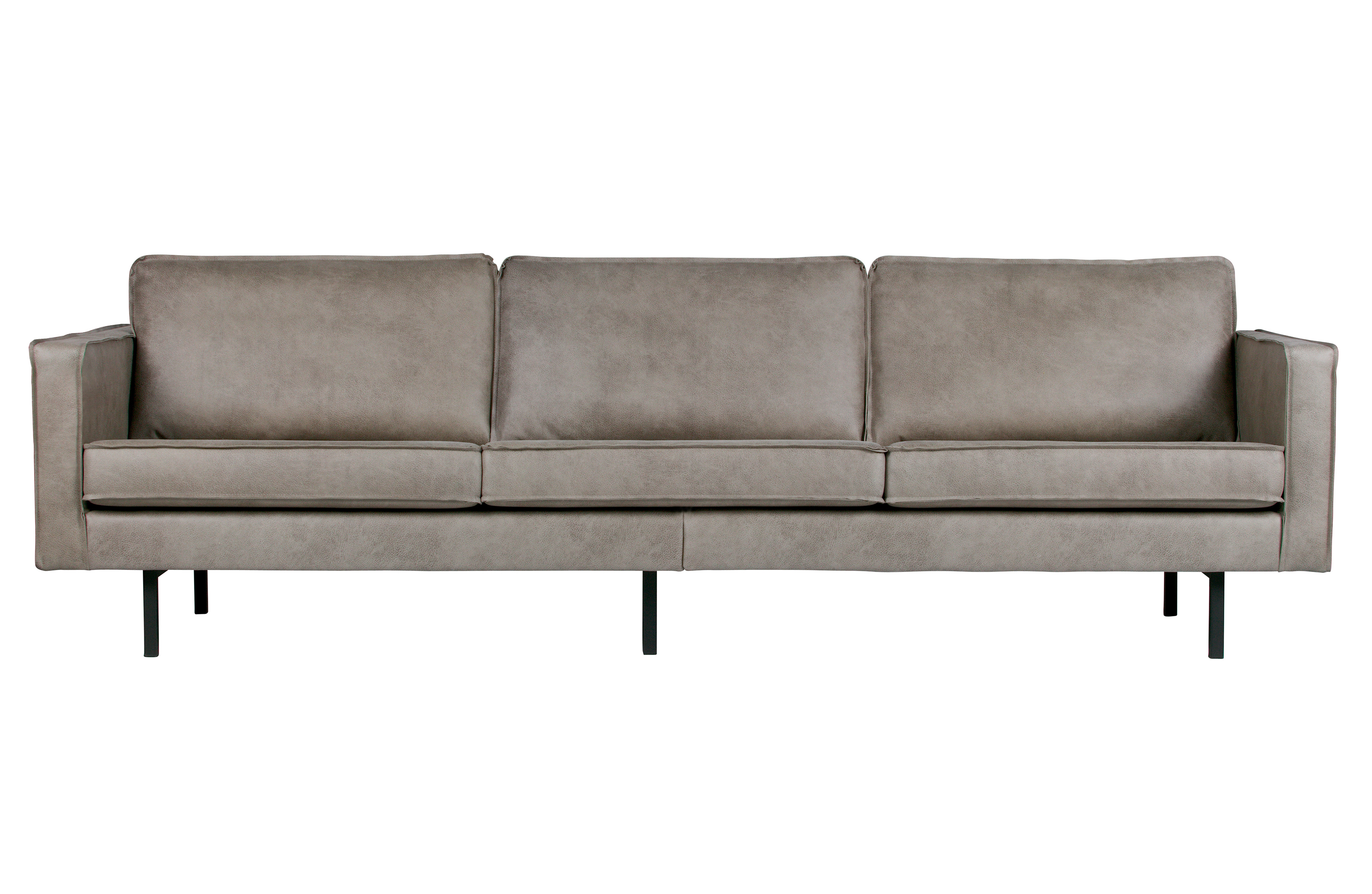 BEPUREHOME Rodeo 3 pers. sofa - elefant grå/brun stof