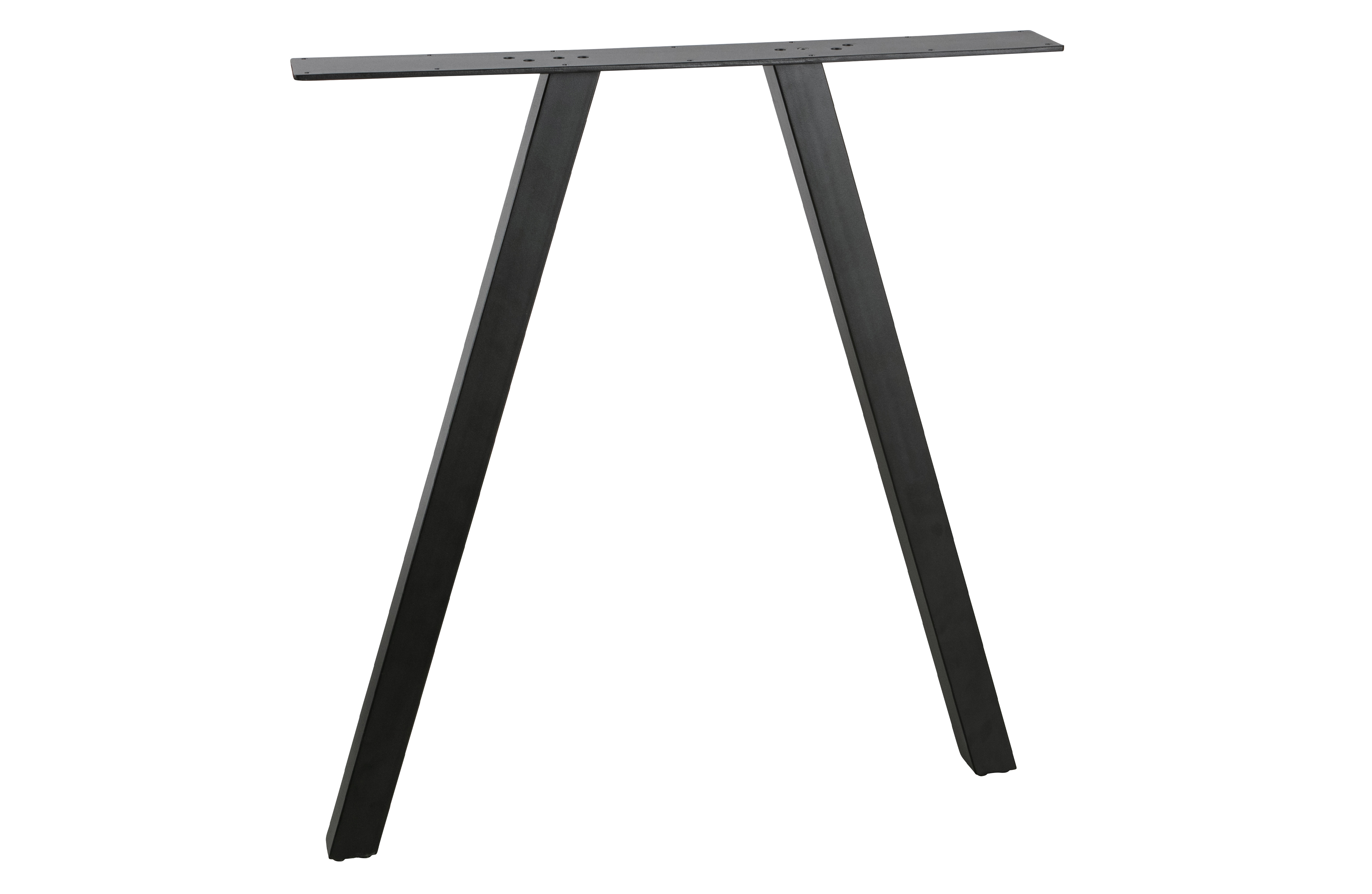 WOOOD Tablo 2-positions Square bordben til spisebord - matsort metal