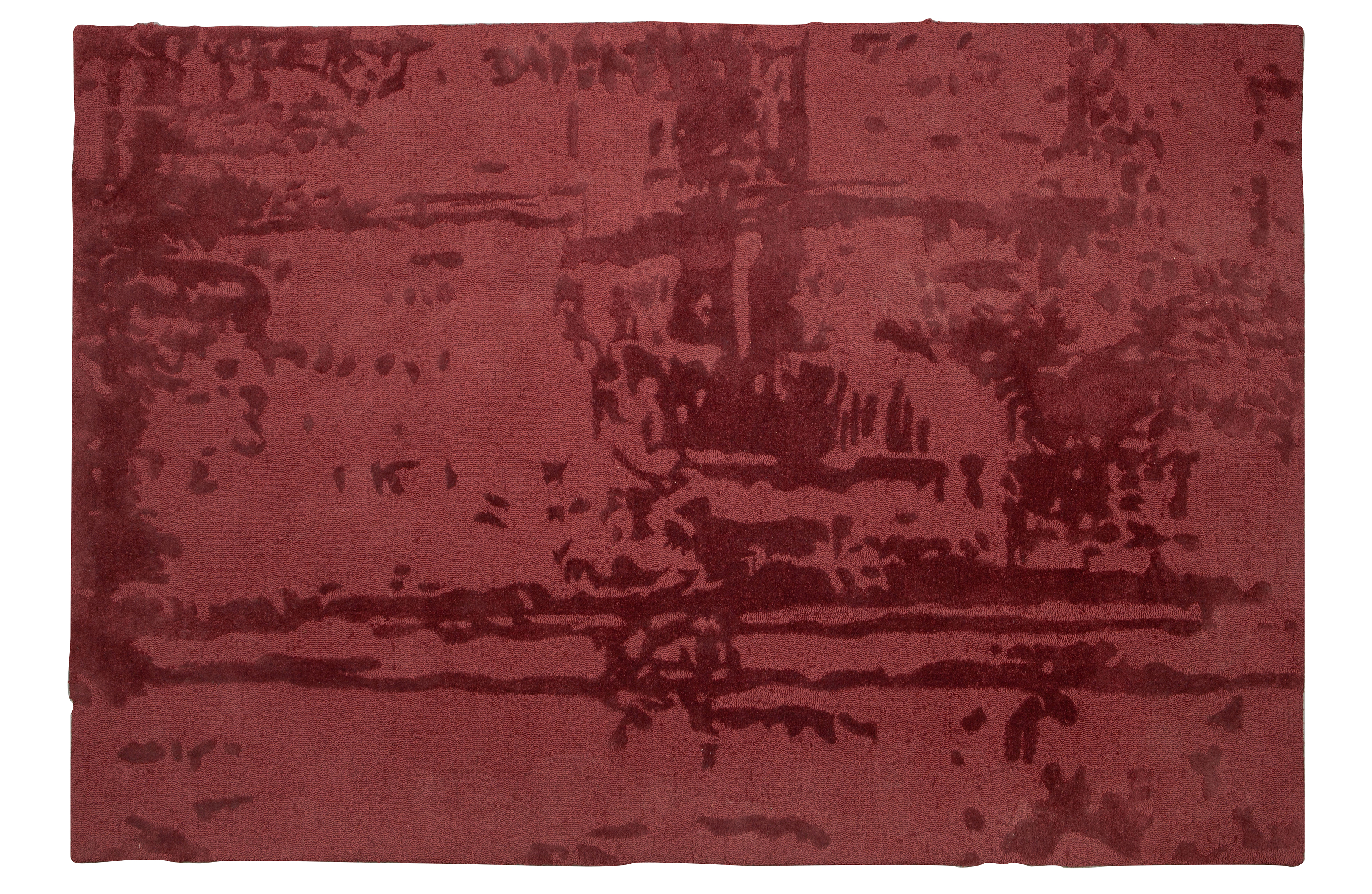 BEPUREHOME Trail gulvtæppe, rektangulær - kastanje fløjl (170x240)