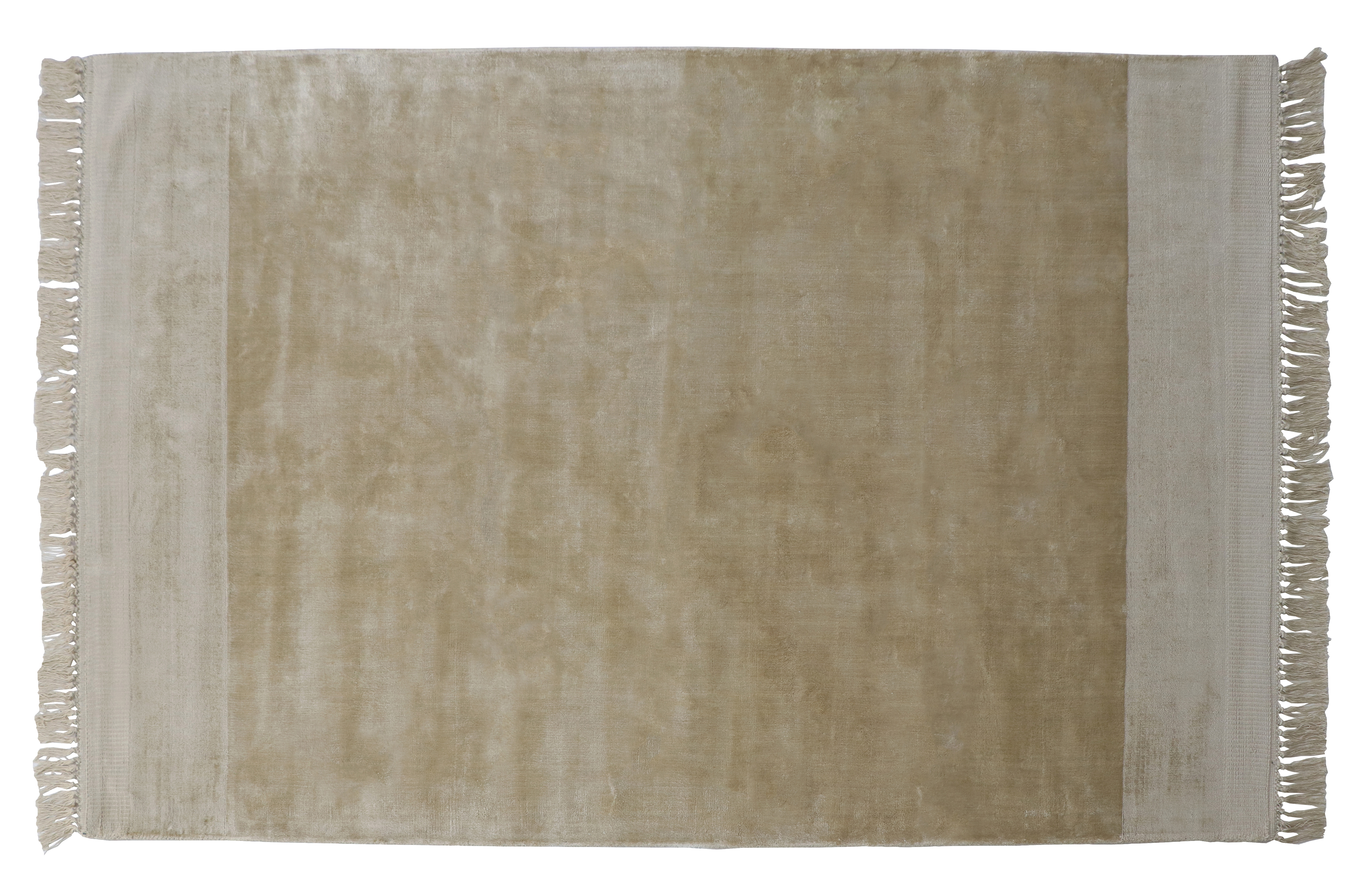 Billede af BEPUREHOME Collection gulvtæppe, rektangulær - mælkefarvet stof (170x240)