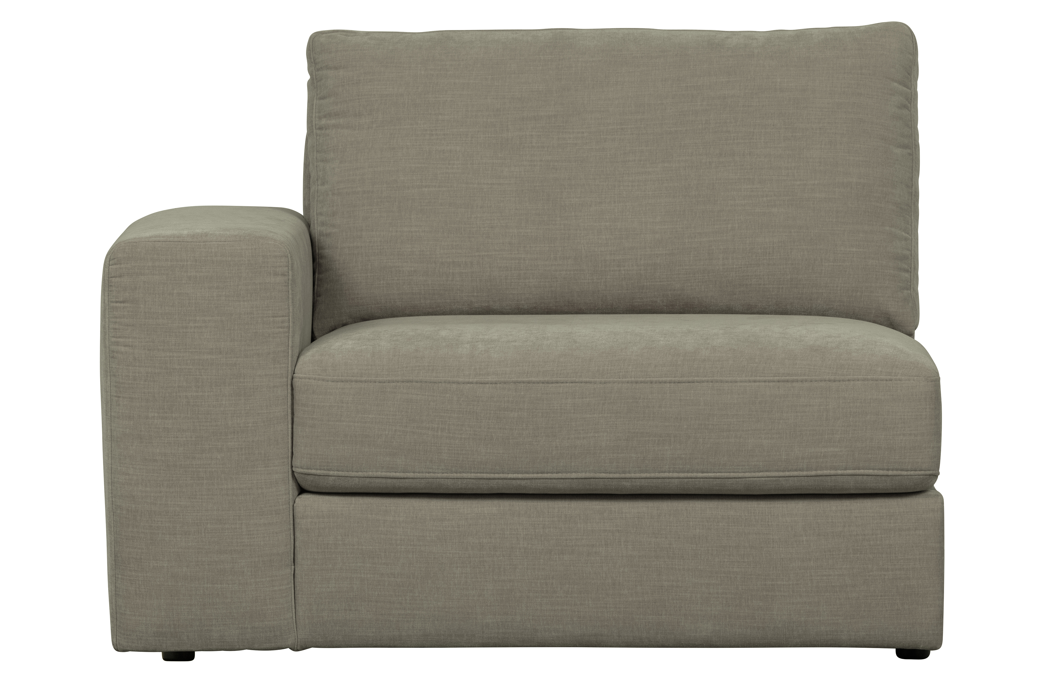 VTWONEN Family 1 pers. sofamodul, m. armlæn, venstre - varm grå polyester