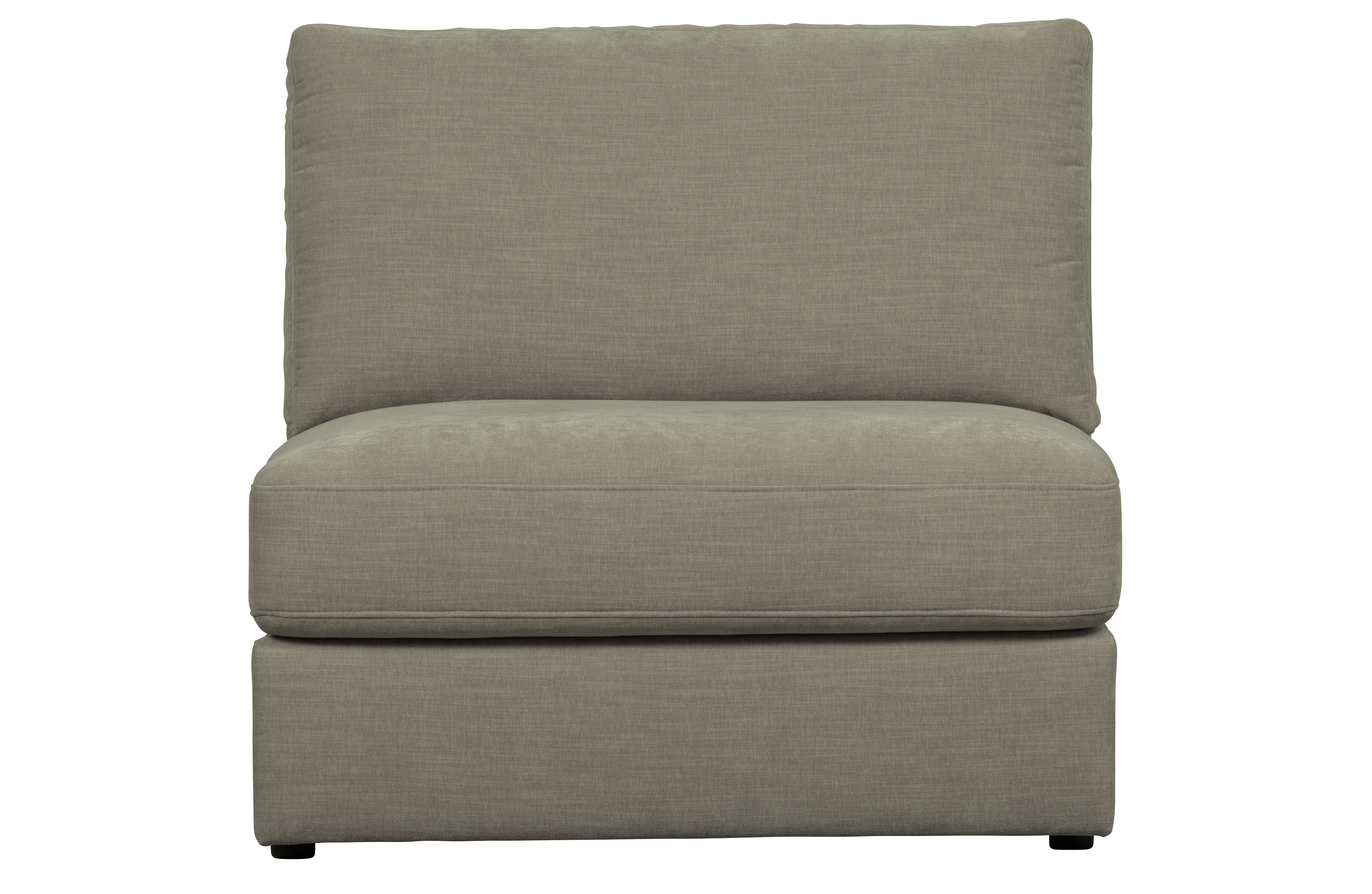 VTWONEN Family 1 pers. sofamodul, u. armlæn - varm grå polyester