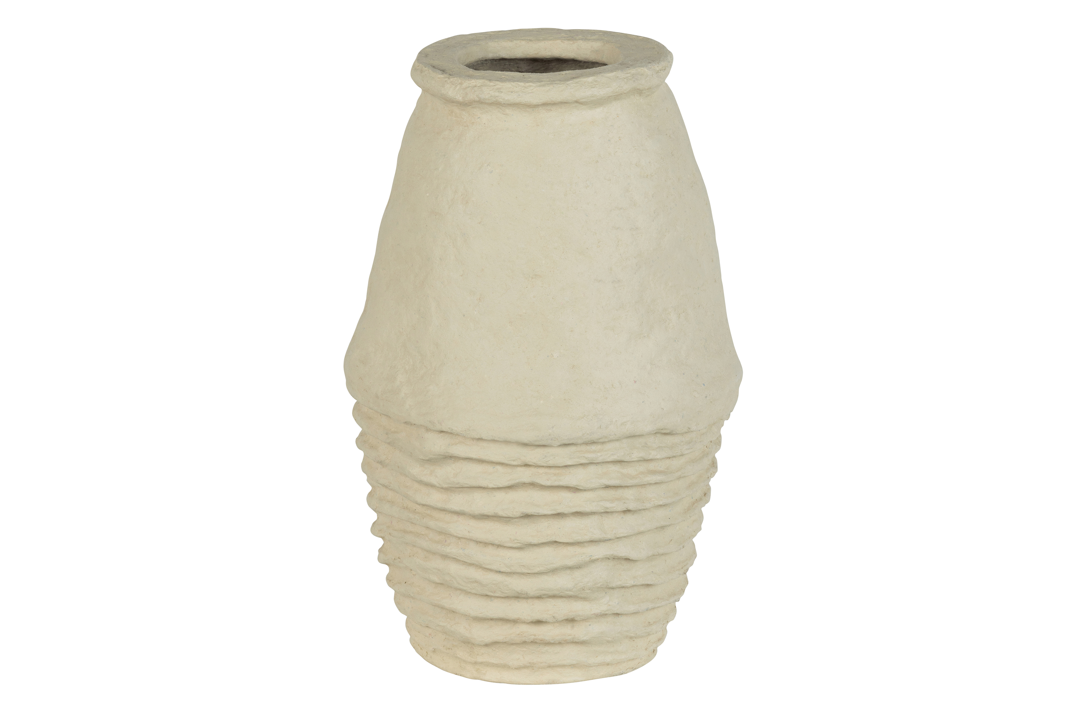 BEPUREHOME Collection dekorativ vas - naturlig papier mache