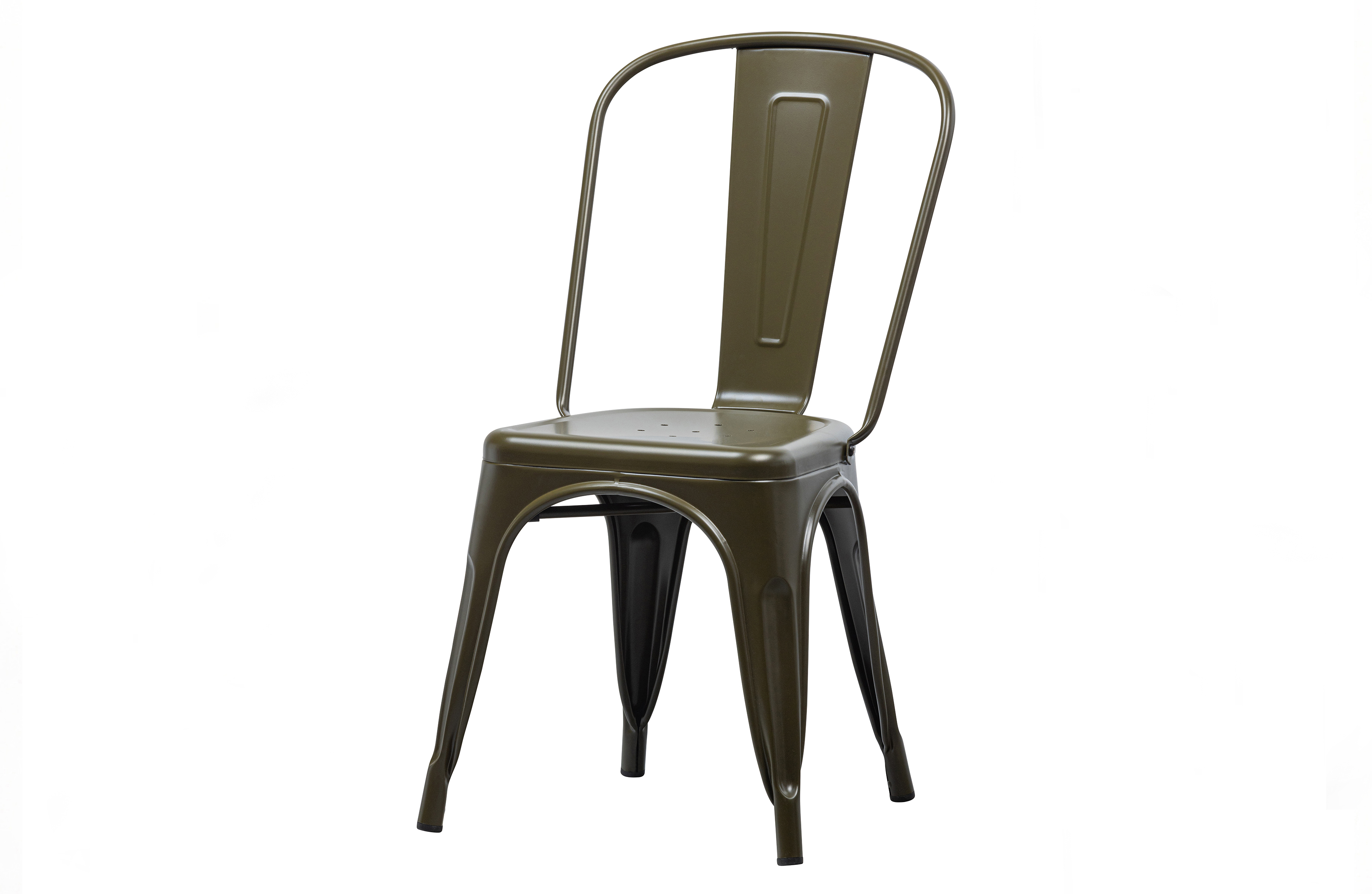 VTWONEN Afternoon spisebordsstol til inde og ude - camouflage grøn metal