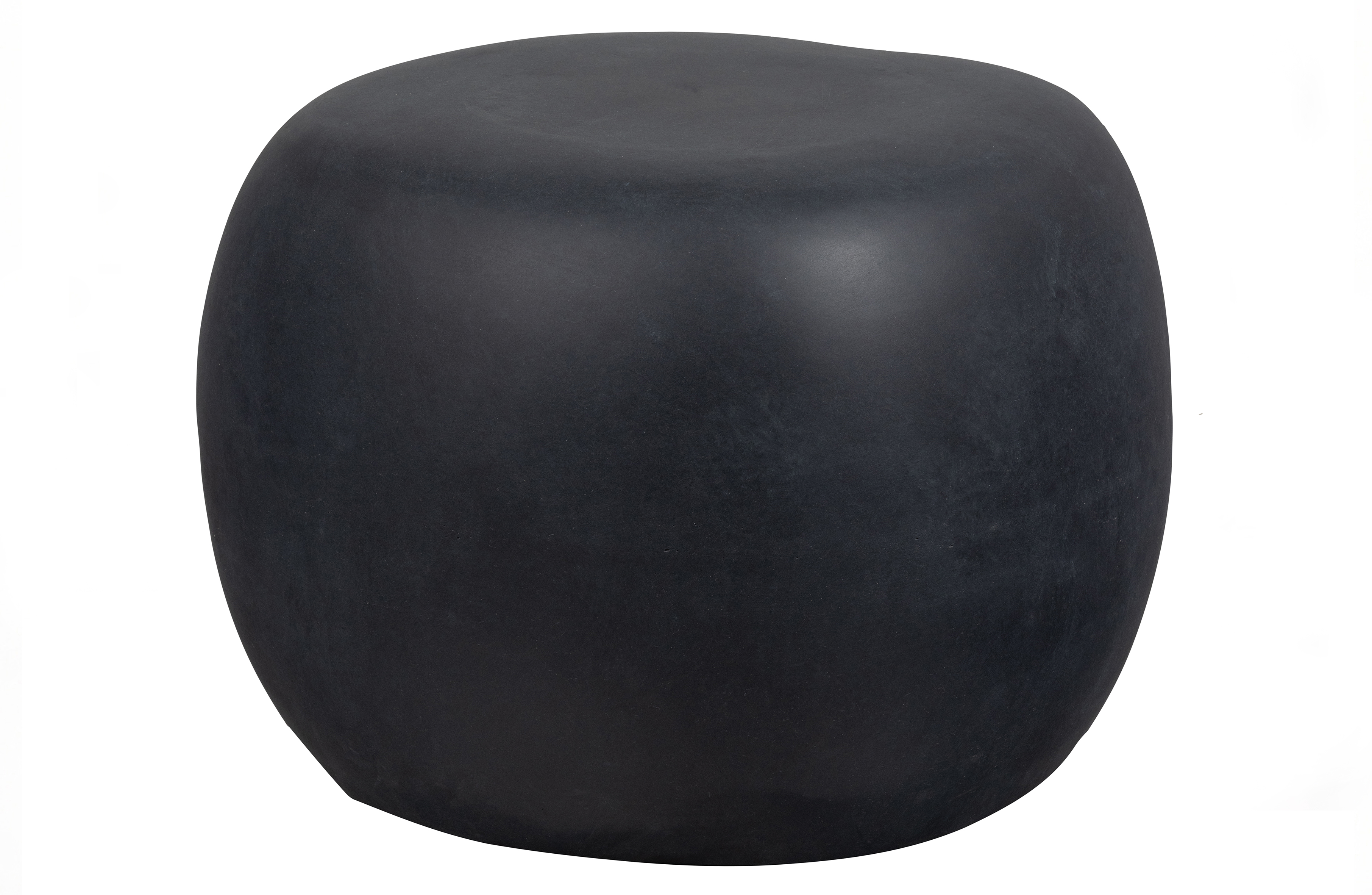 VTWONEN Pebble sofabord til inde og ude, rund - antracitgrå fiberler (Ø50)