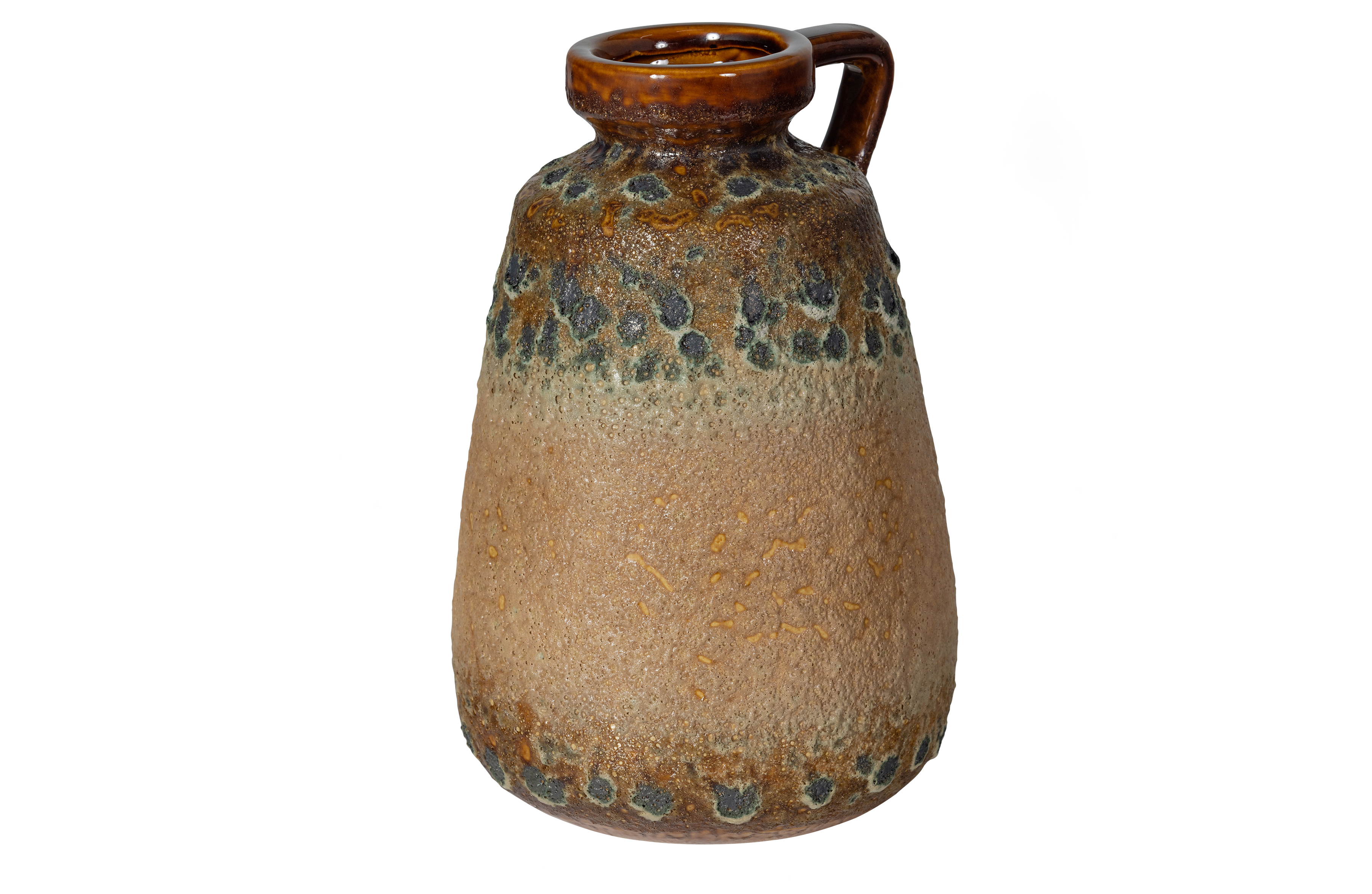 BEPUREHOME Snore vase - brun keramik H:30)