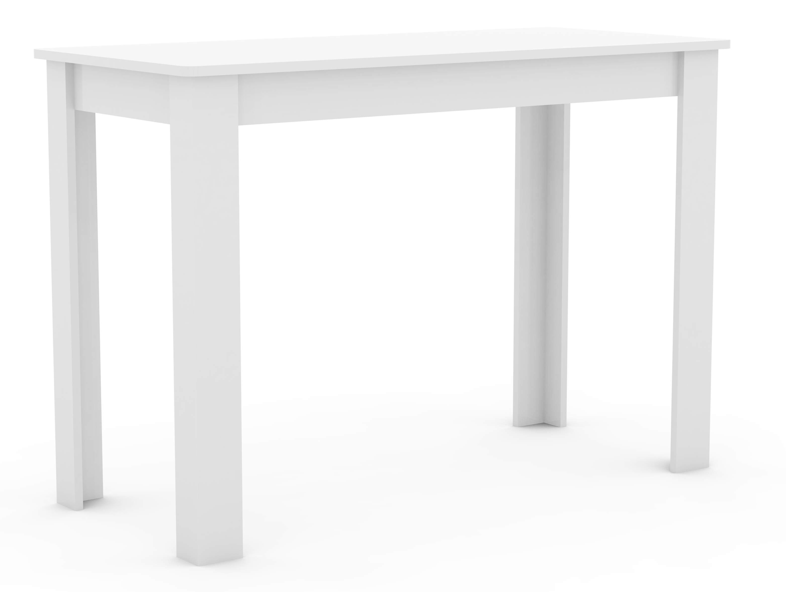 VCM NORDIC Esal 110 spisebord, rektangulær - hvid træ (110x50)