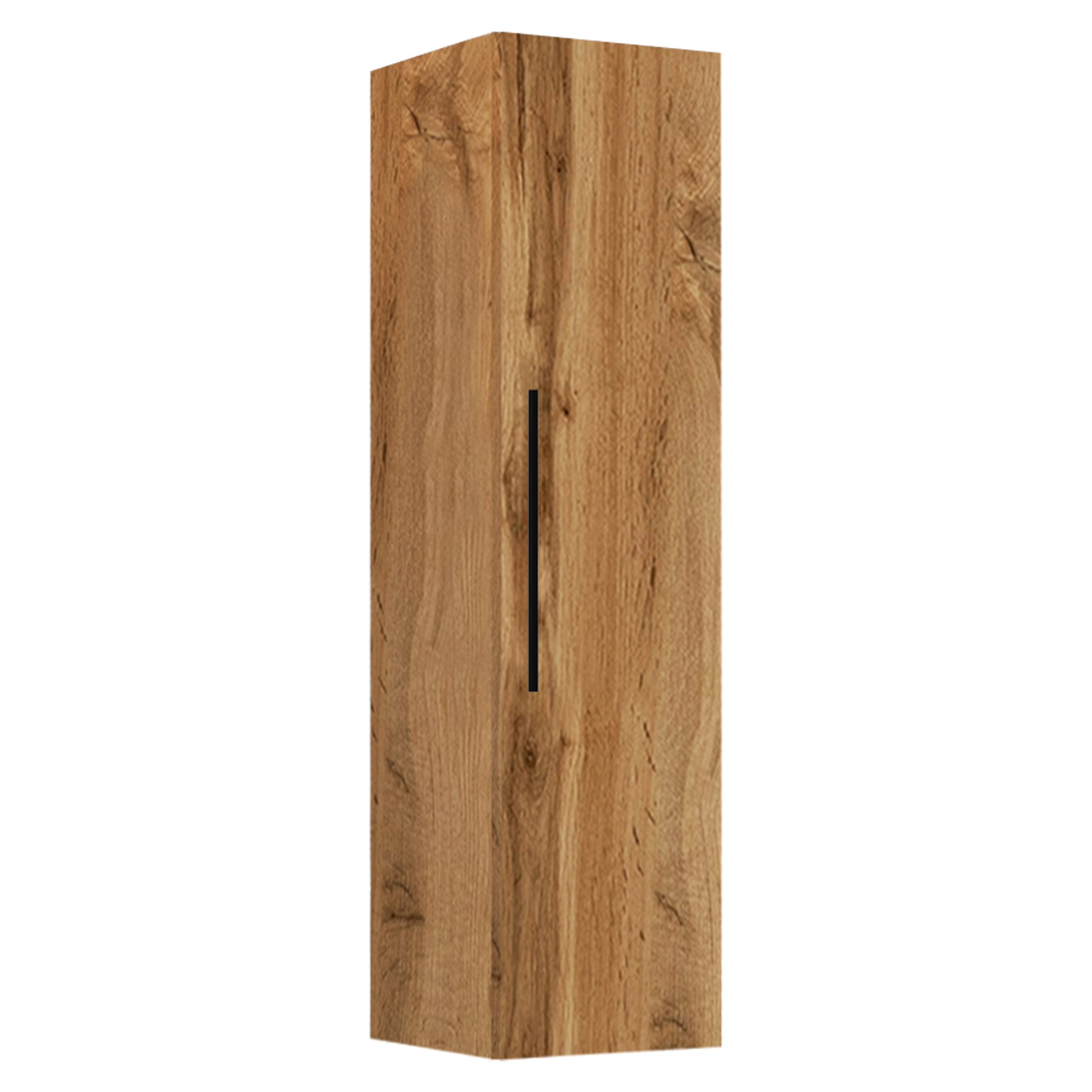 VCM NORDIC Arila XL väggskåp, w. 1 dörr och 3 hyllor - naturligt trä