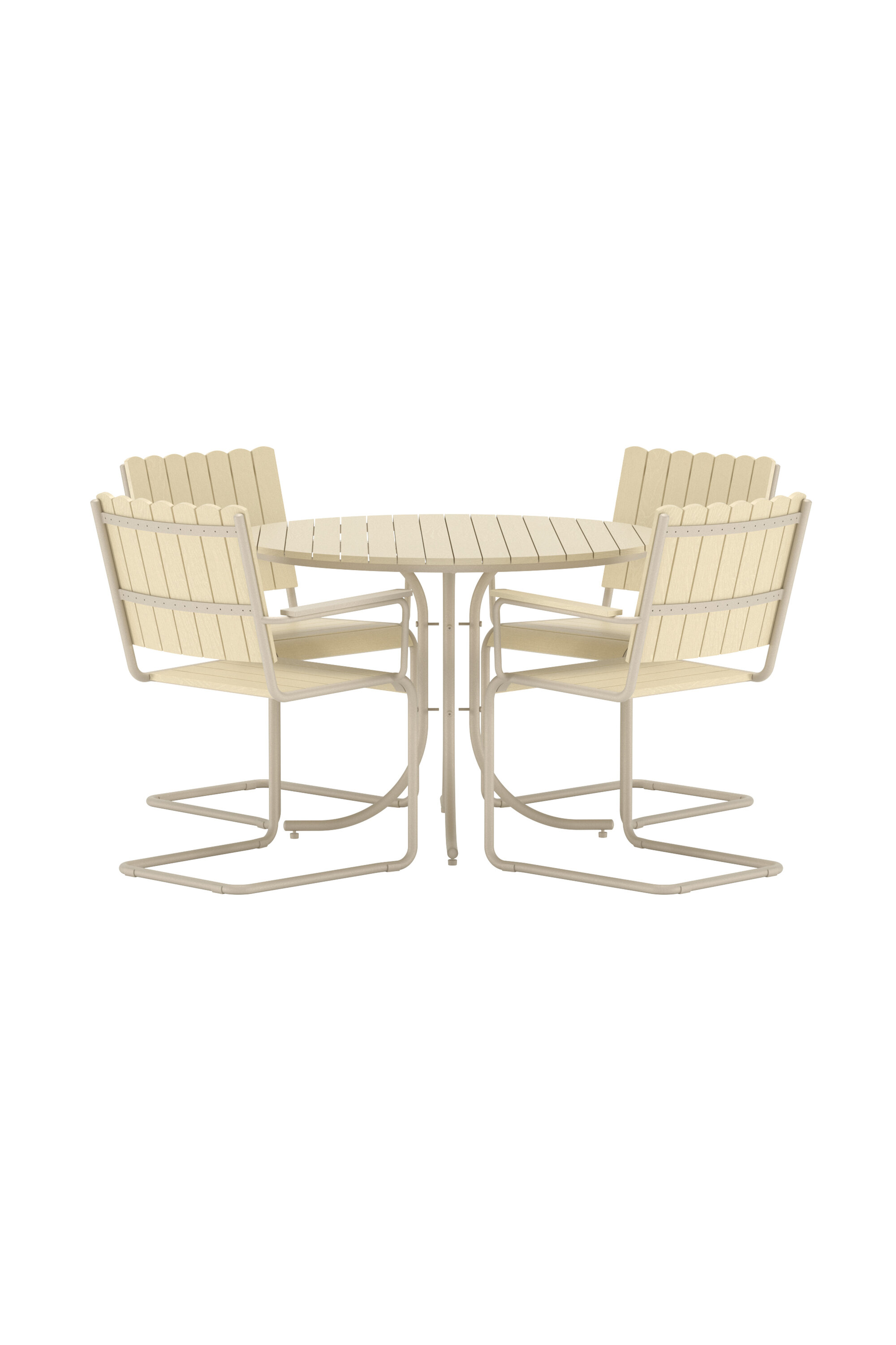 venture home holmsund matset - beige / beige polywood