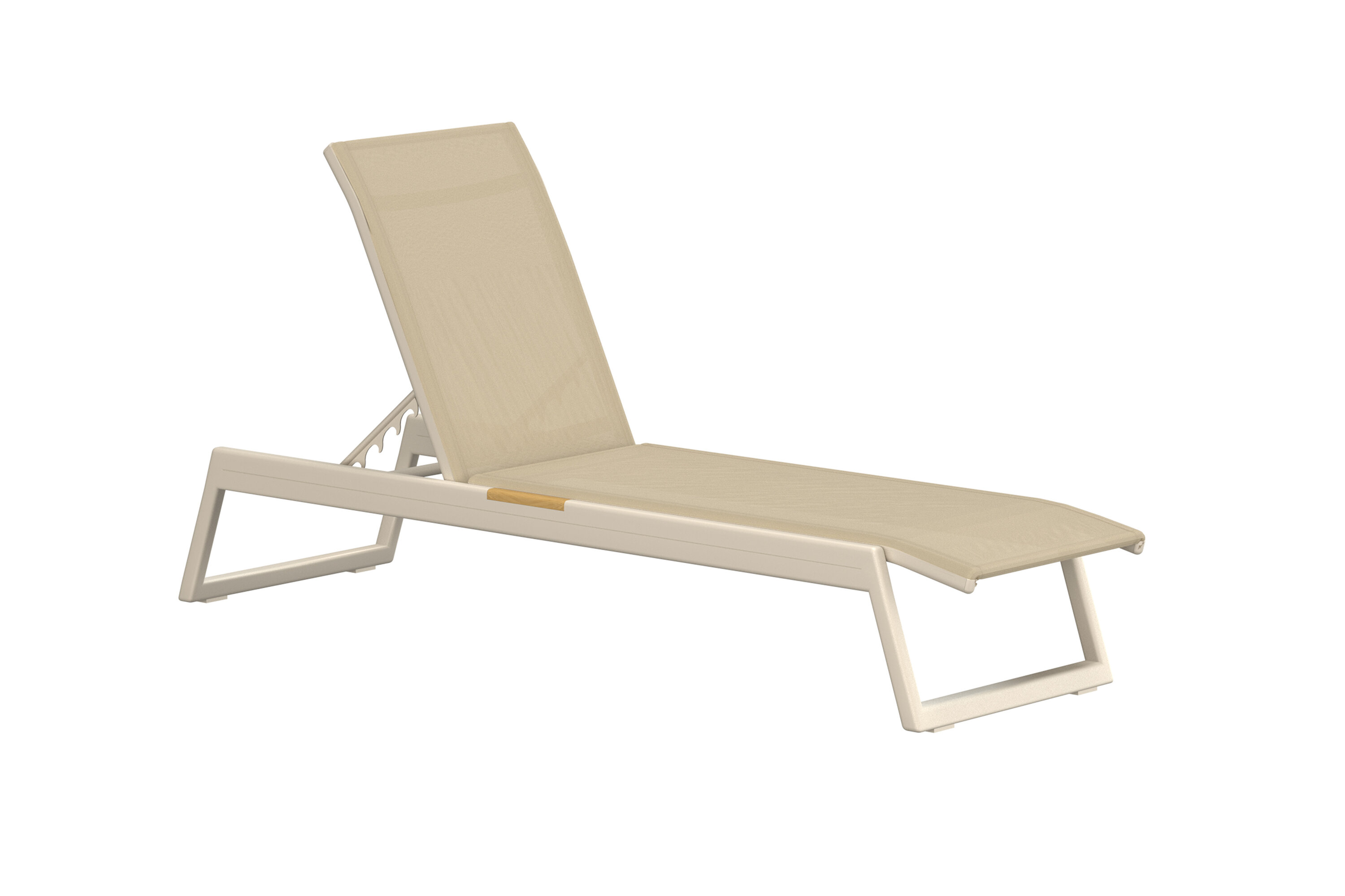 VENTURE HOME Mexico sols&auml;ng 2-pack - Beige/Teak