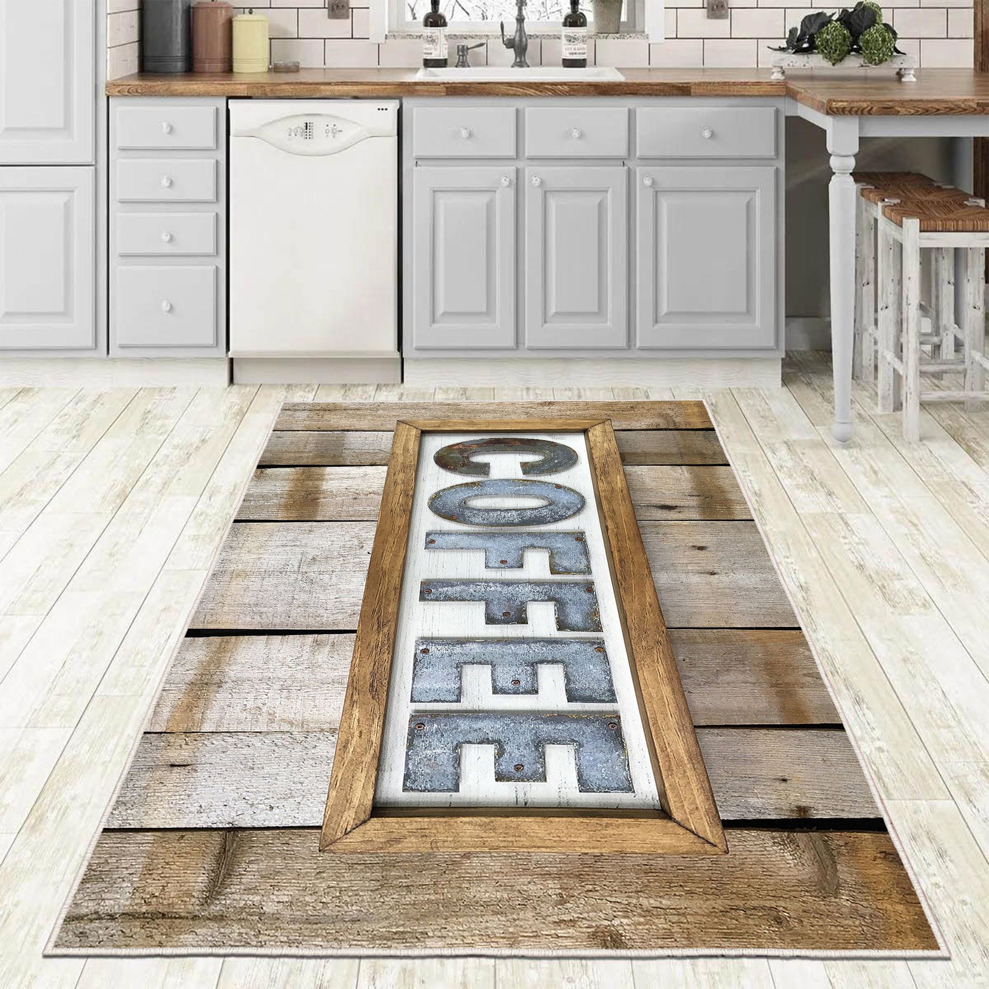 TEPPI Wookece217 teppe m. 3D-utskrift, rektangulær – flerfarget polyester (50×80)