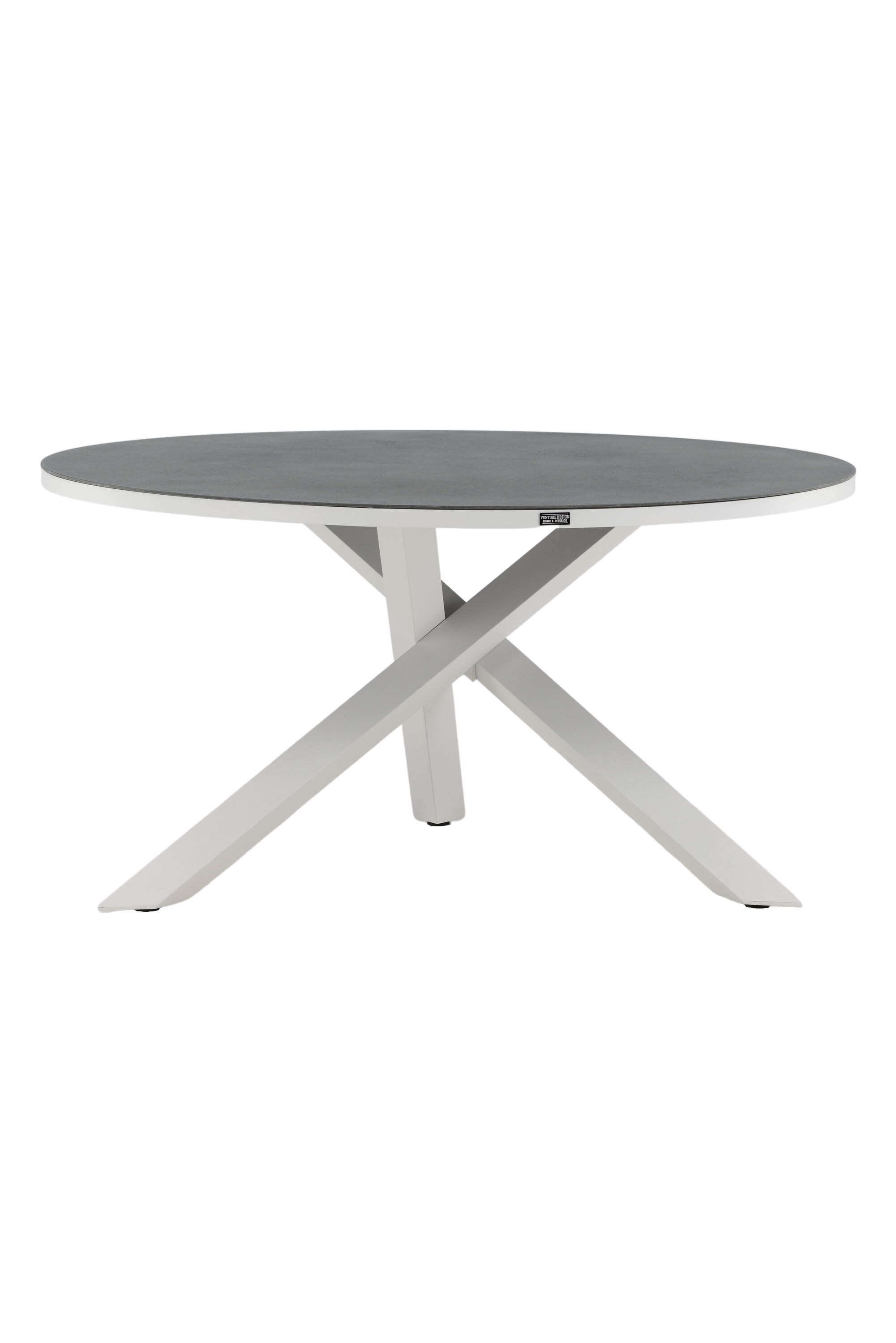 venture home copacabana bord &oslash 140 - vit/grå