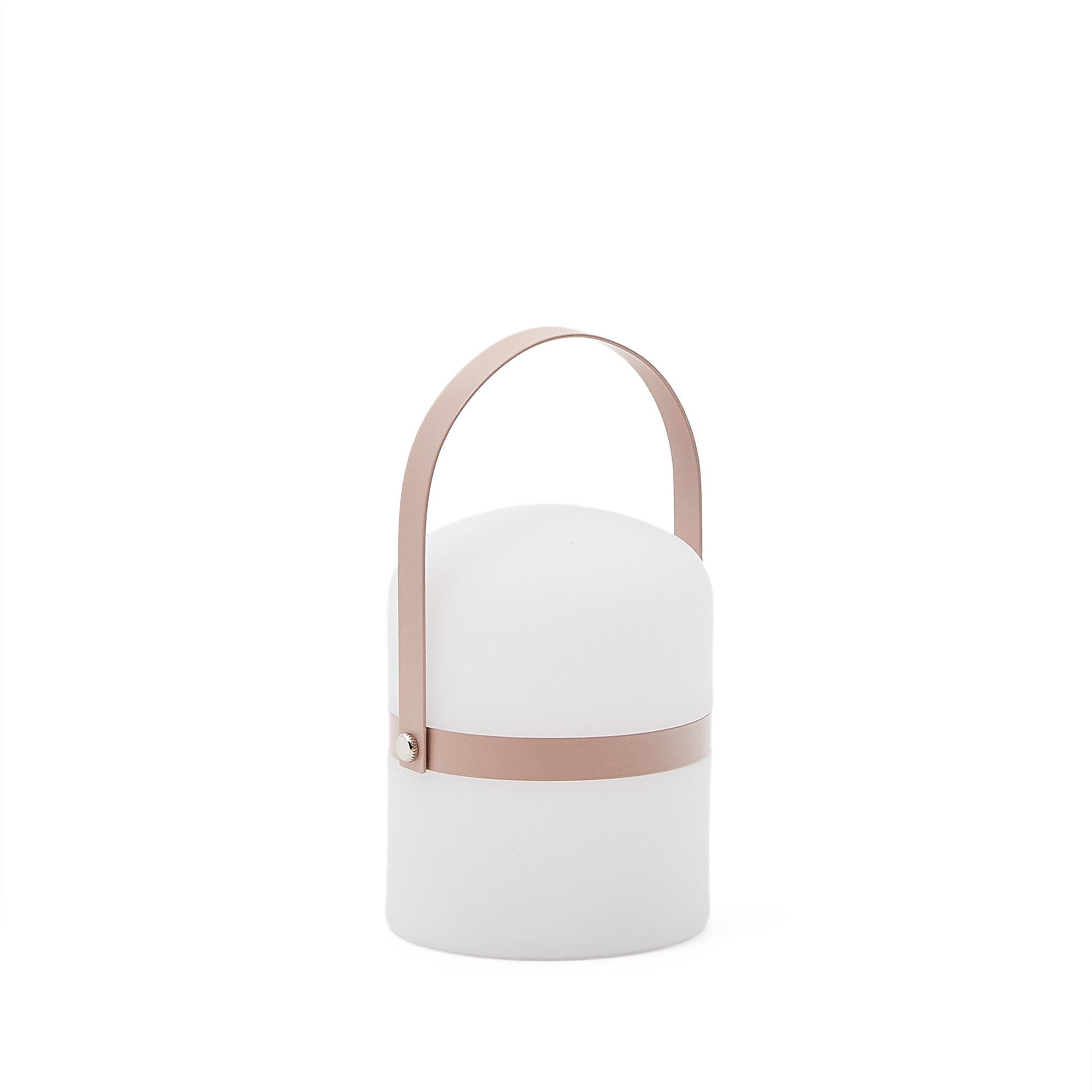 KAVE HOME Ridley mini LED bordlampe, bærbar, m. USB-kabel – pink polyethylen