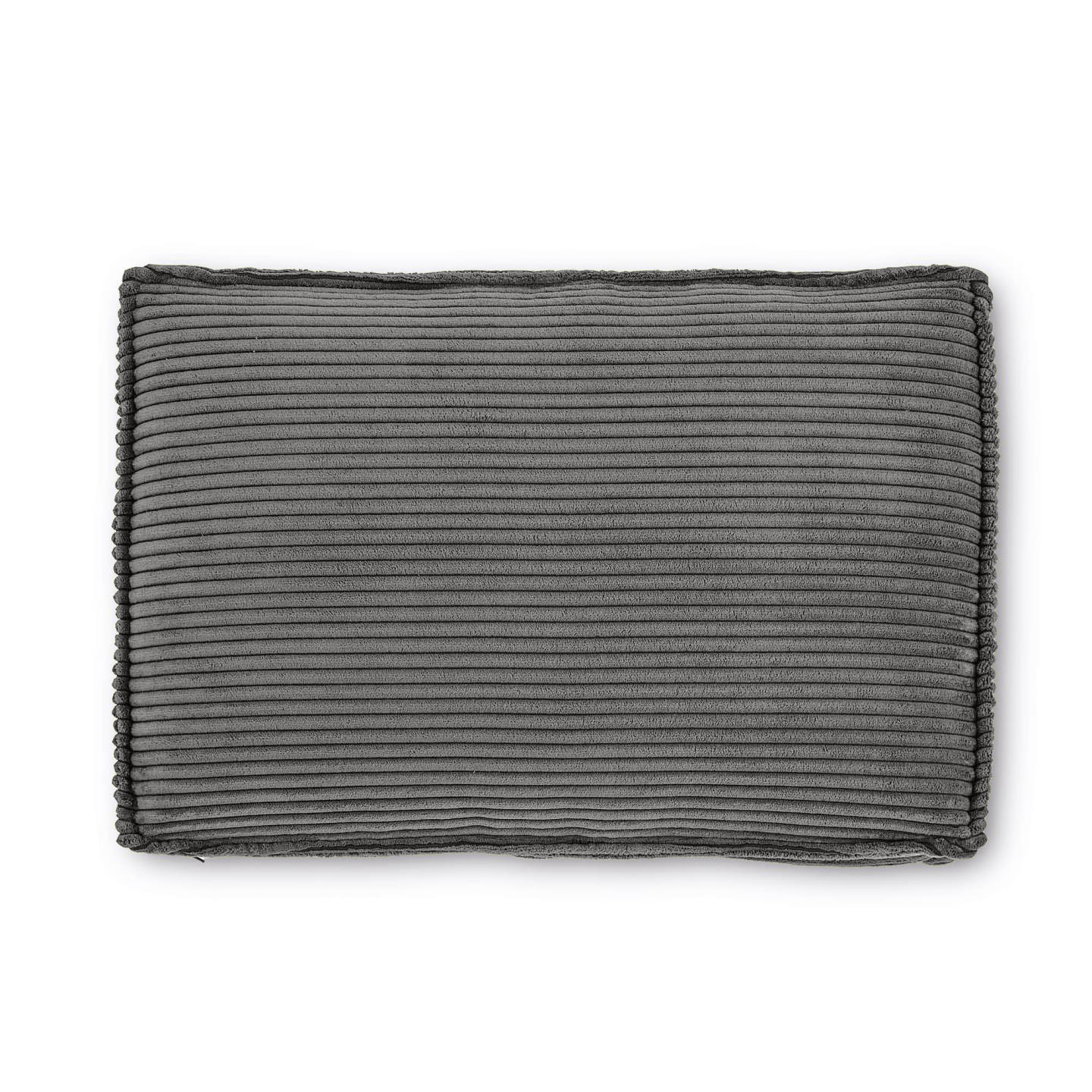 LAFORMA Blok pude - grå fløjl (40x60)