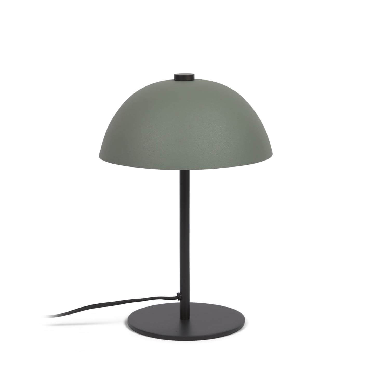 LAFORMA Aleyla bordlampe - grøn og sort metal