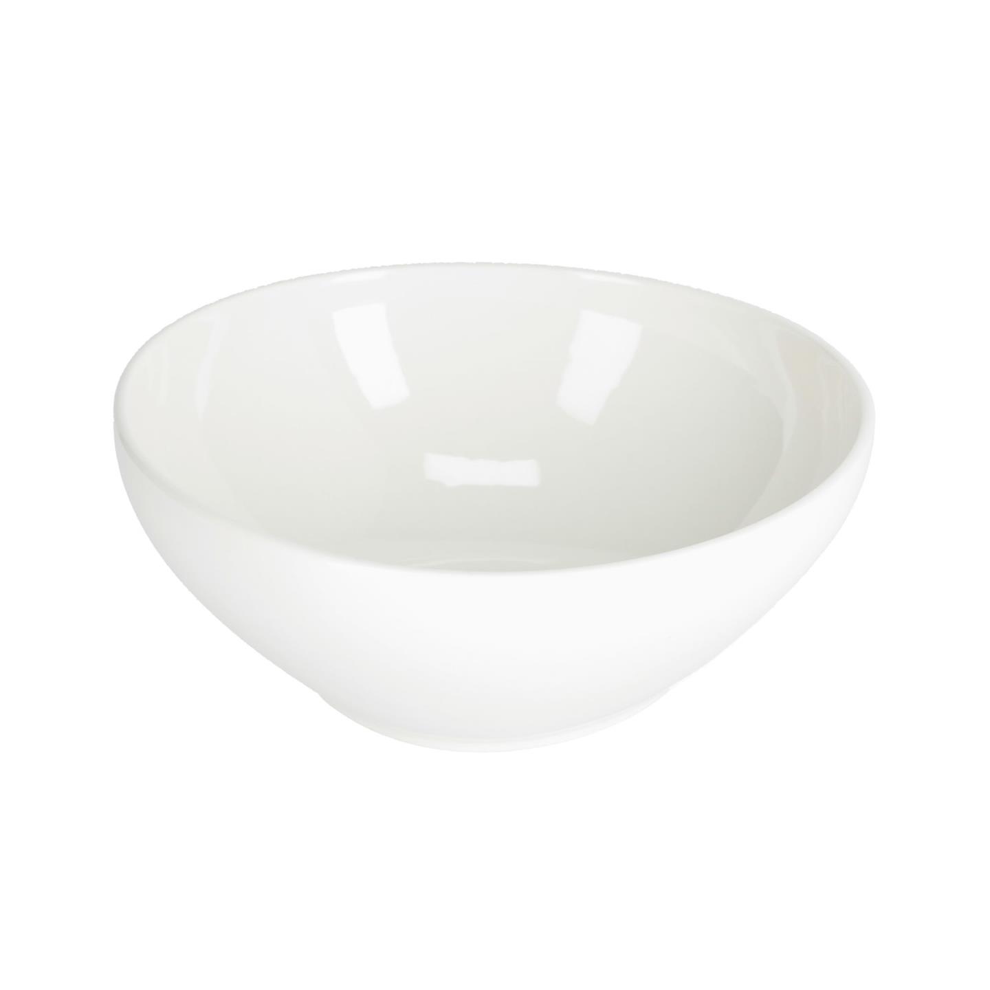 LAFORMA Pahi stor skål, rund - hvid porcelæn (Ø24)