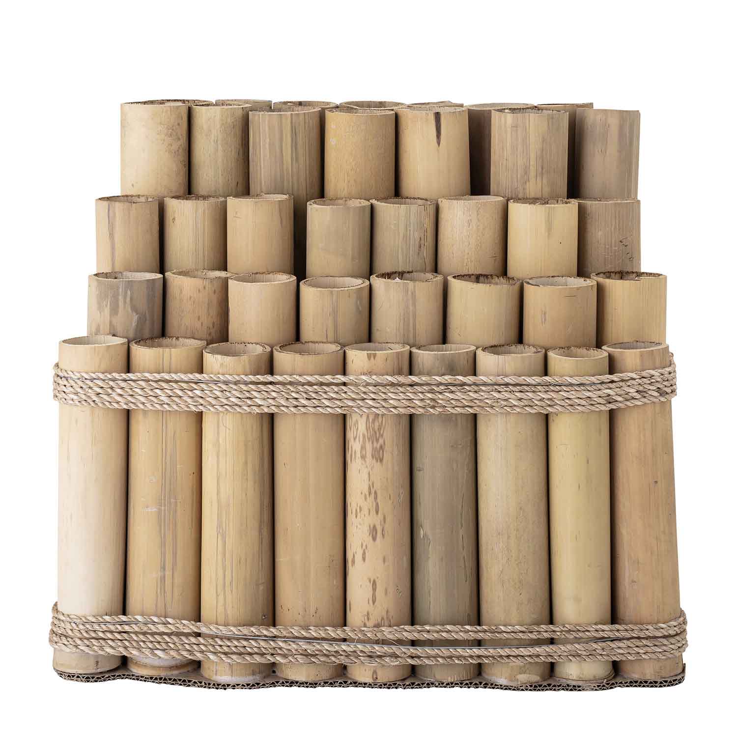 BLOOMINGVILLE Koco dekoration, rektangulär - naturlig bambu och sisal tuber