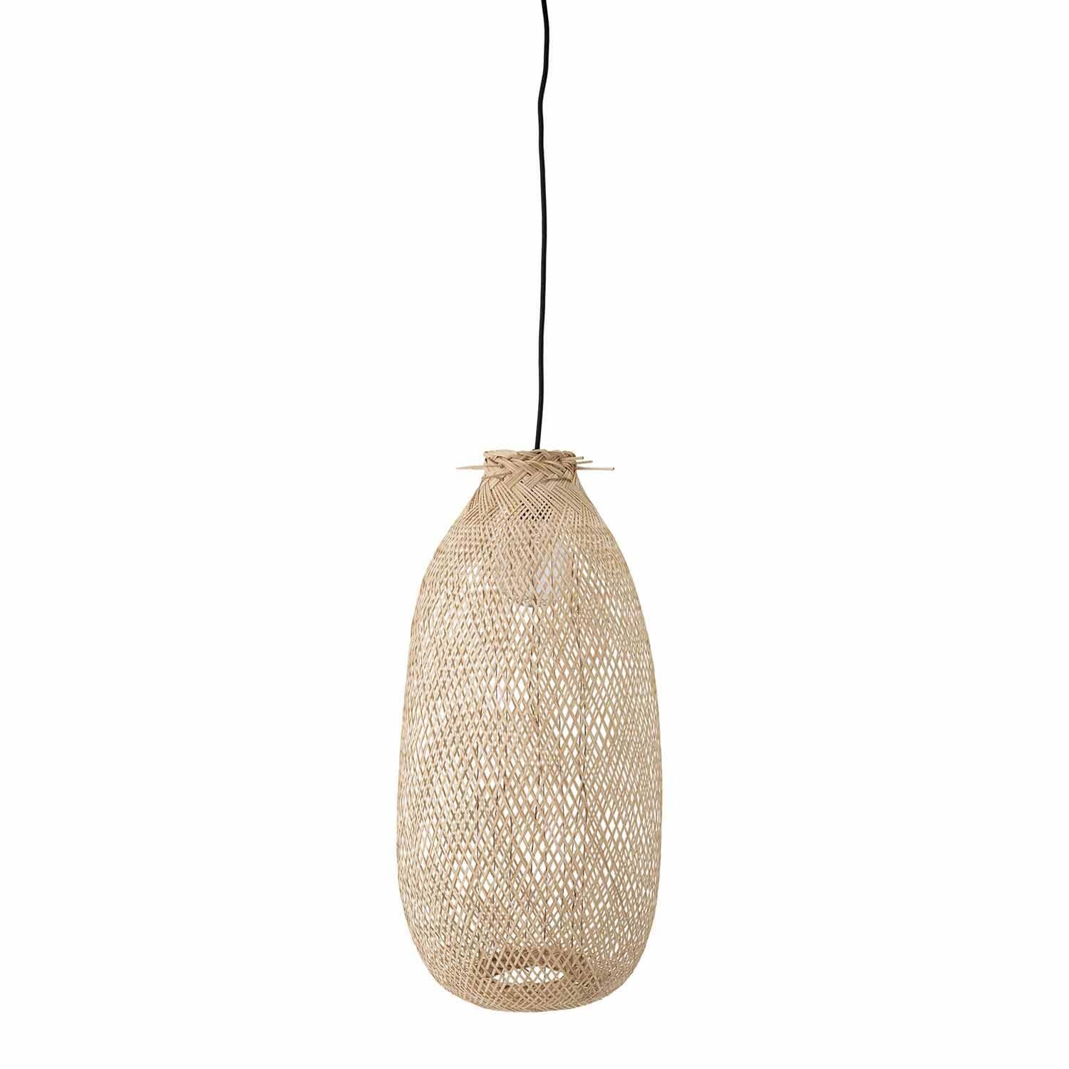 BLOOMINGVILLE Evert taklampa, cylinder - naturlig bambu