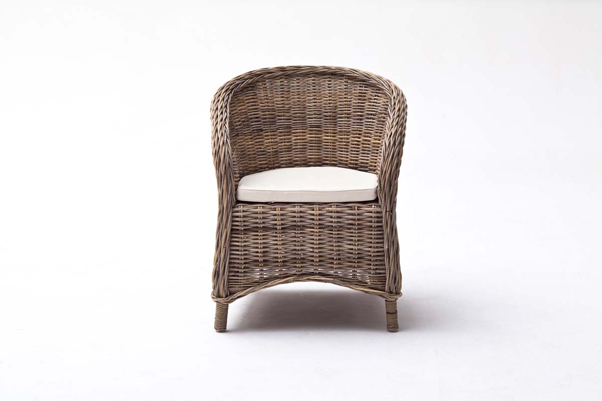 NOVASOLO Wickerworks Bonsun armstol - flettet rattan m. hynde thumbnail