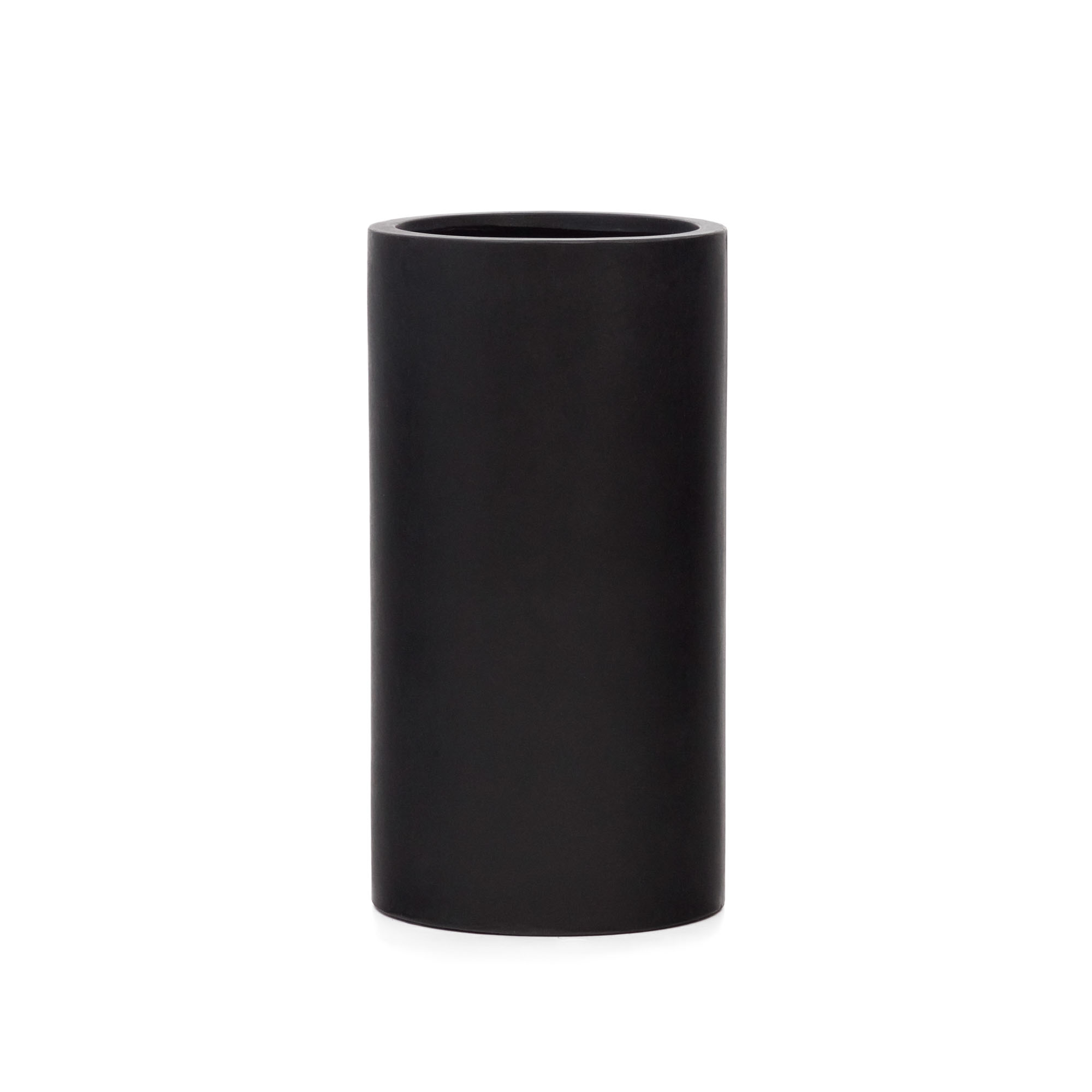 KAVE HOME Aiguablava urtepotte, rund - sort cement (Ø42)