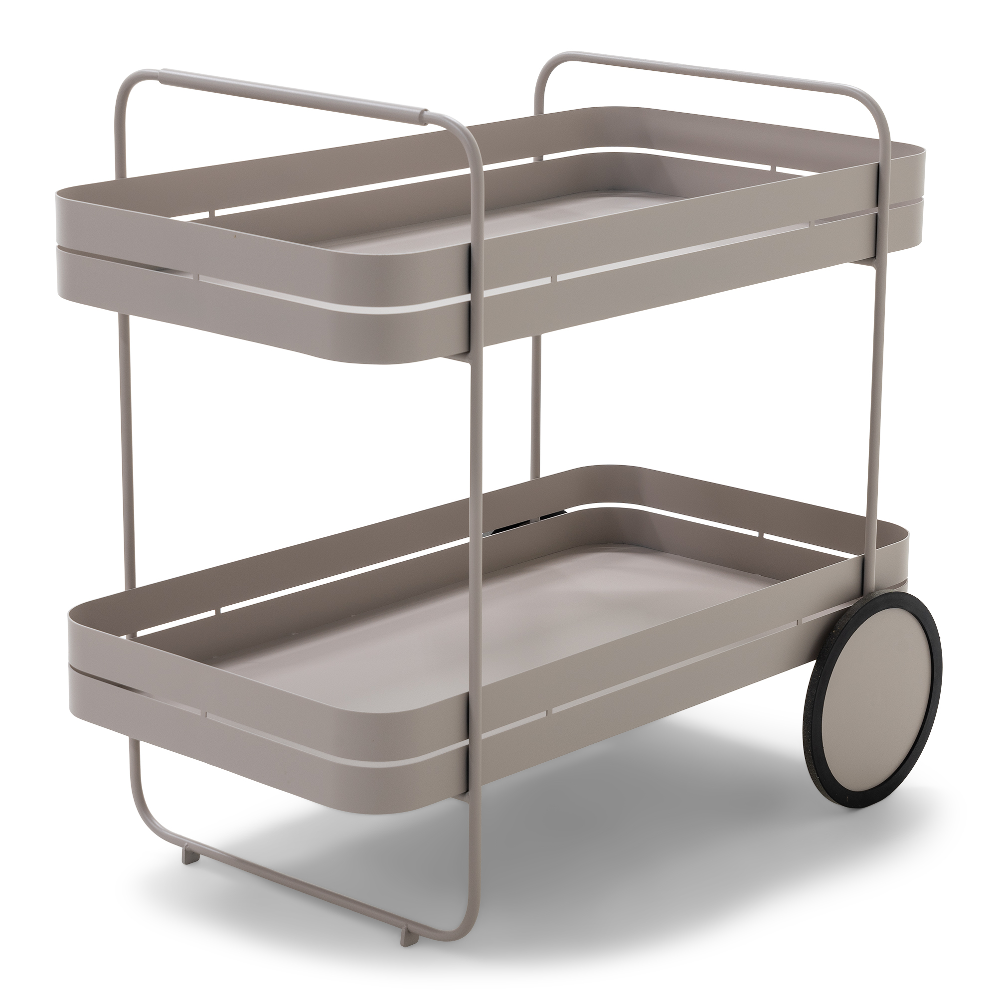 Trolley Spinder Design Gin & Trolley stål taupe 69Ã42Ã74 cm