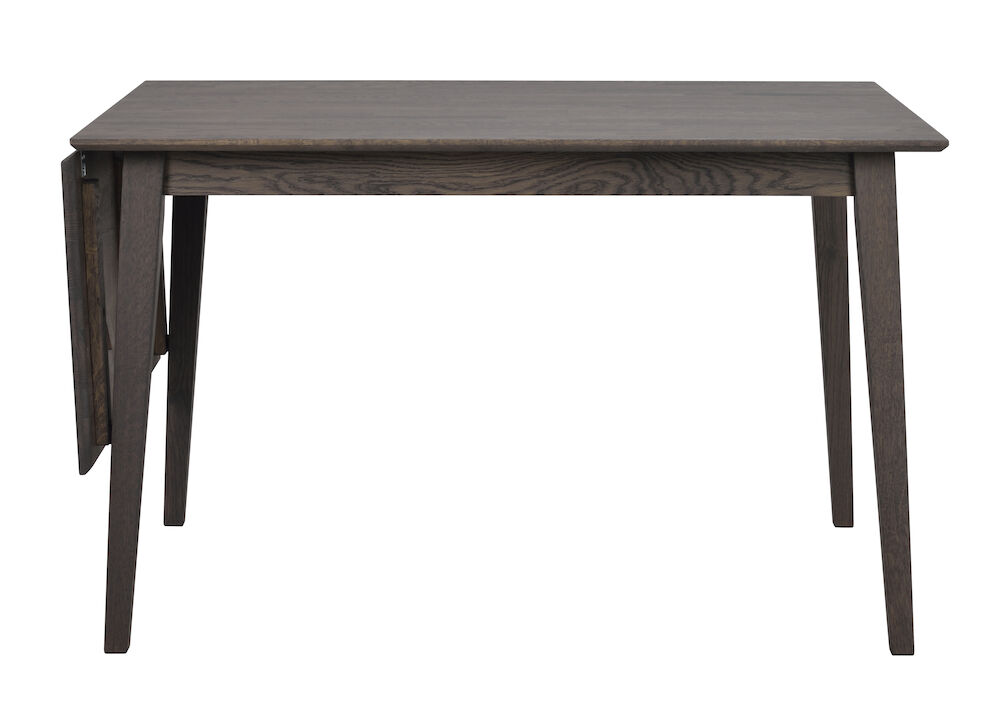 ROWICO Filippa klapbord, kvadratisk - mørkebrun eg (120(+45)x80)