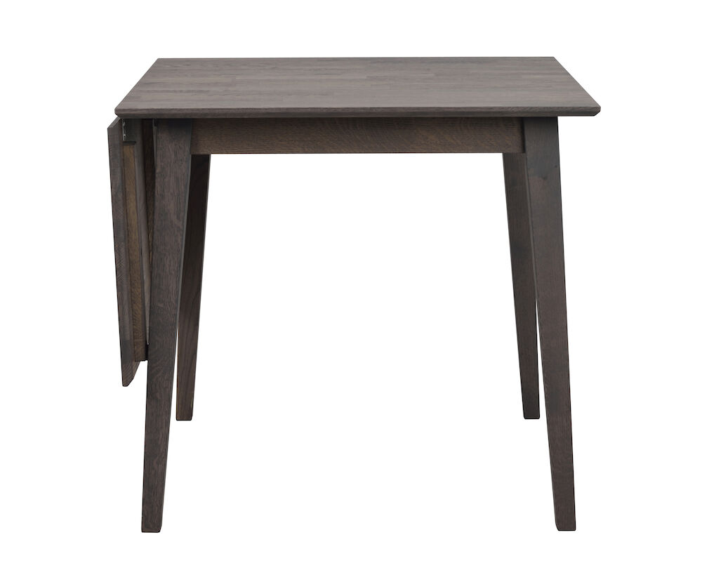 ROWICO Filippa klapbord, kvadratisk - mørkebrun eg (80(+45)x80)