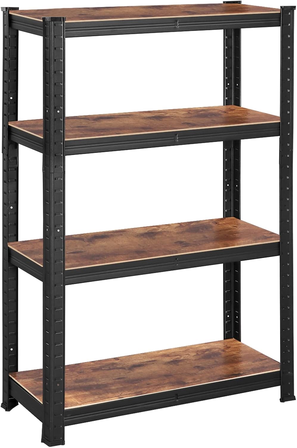 SONGMICS reol, 40 x 80 x 160 cm, 520 kg lasteevne (130 kg pr. hylde), industriel, justerbare opbevaringshylder, til stue, køkken, garage, rustik brun og sort GLR044B11 SONGMICS reol, 40 x 80 x 160 cm, 520 kg lasteevne (130 kg pr. hylde), industriel, justerbare opbevaringshylder, til stue, køkken, garage, rustik brun og sort GLR044B11