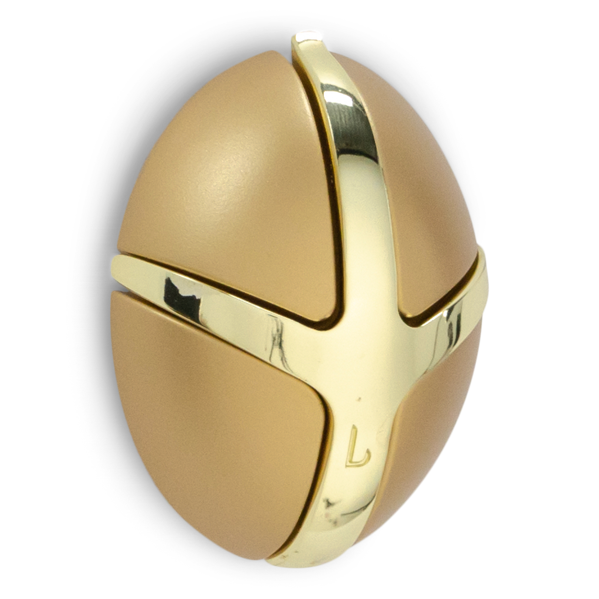 SPINDER DESIGN Tick knagerække - guld metal