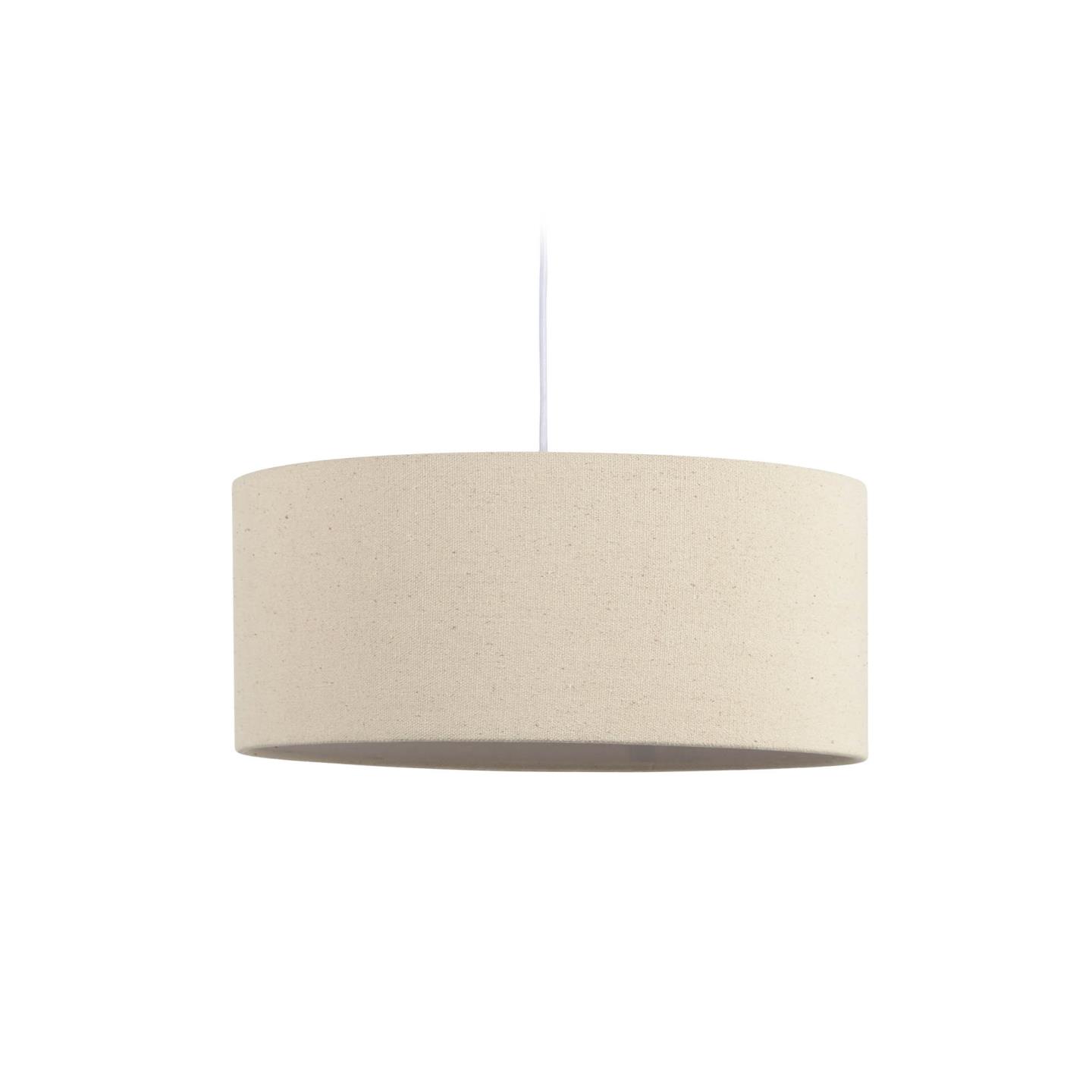 LAFORMA Nazli loftlampe - beige hør og metal (Ø50)