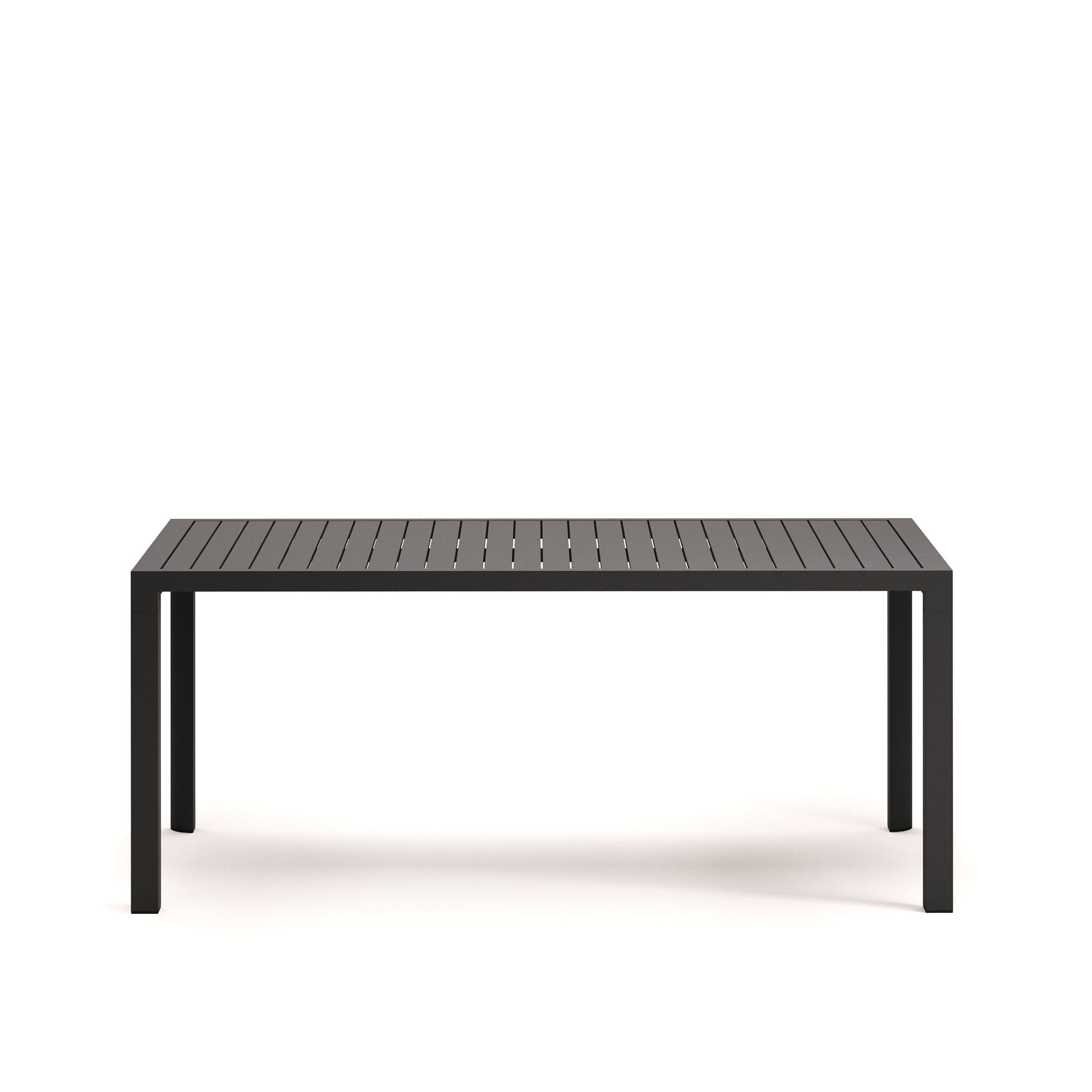 LAFORMA Culip havebord, rektangulær - grå aluminium (180x90)