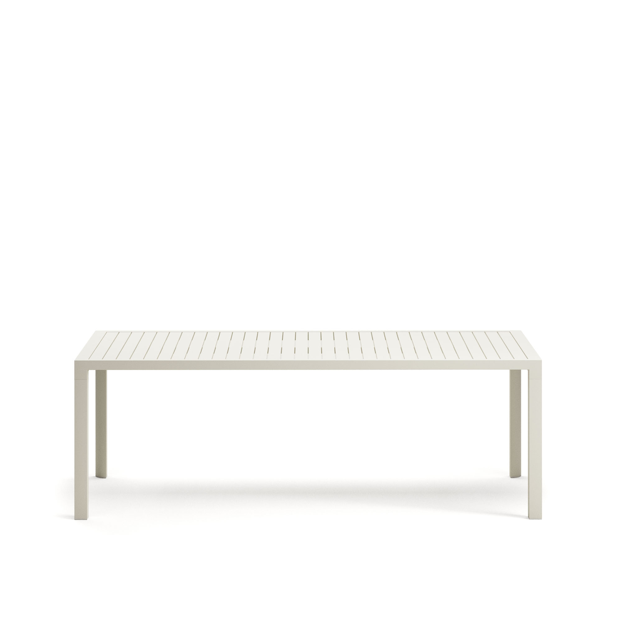 LAFORMA Culip havebord, rektangulær - hvid aluminium (220x100)