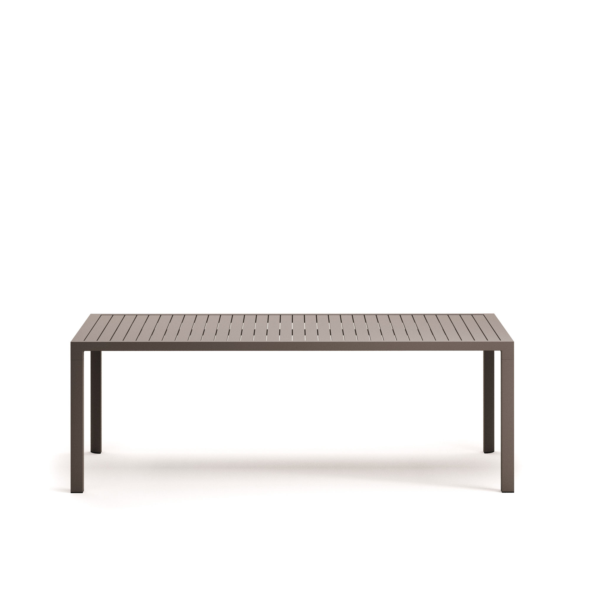 LAFORMA Culip havebord, rektangulær - brun aluminium (220x100)