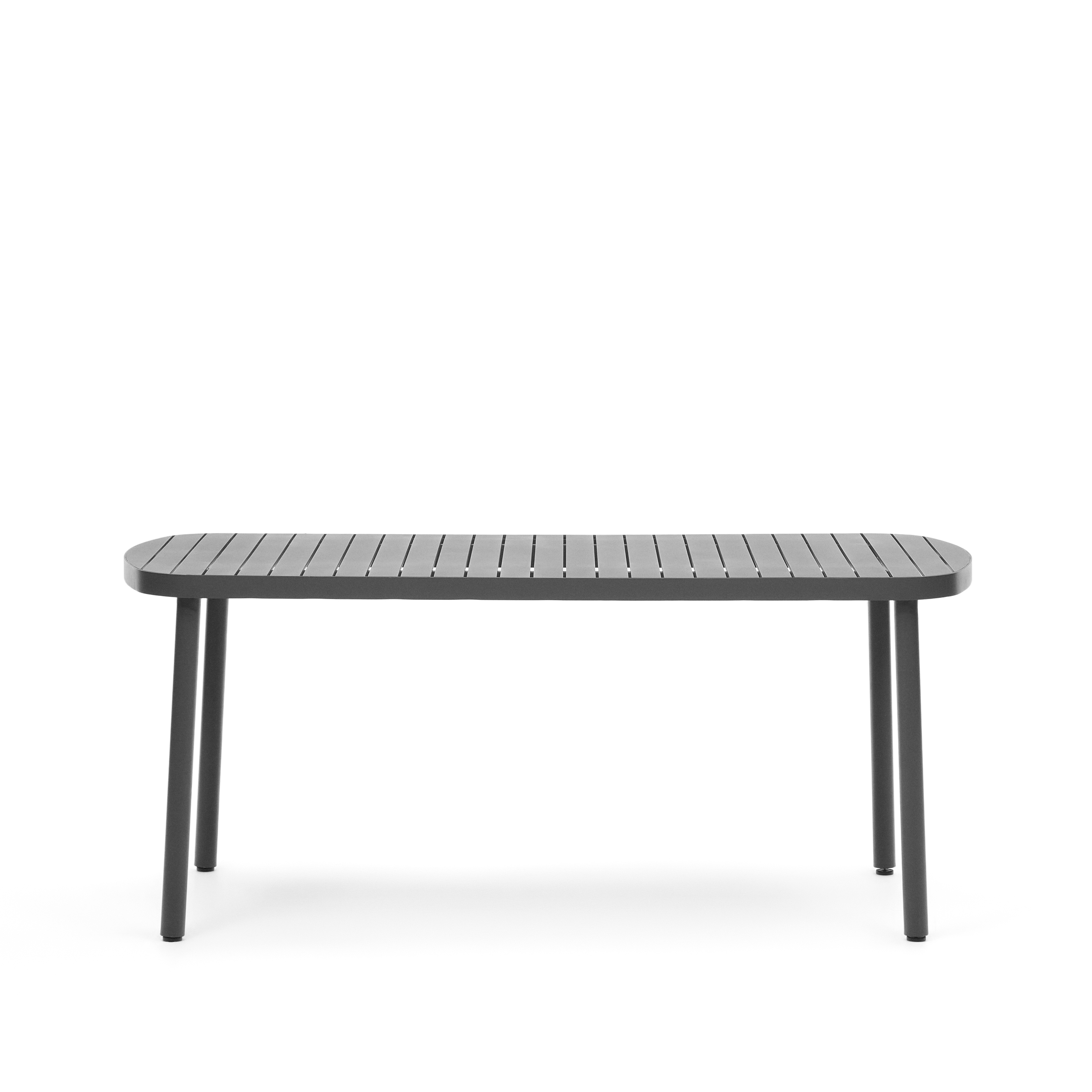 LAFORMA Joncols havebord, rektangulær - grå aluminium (180x90)
