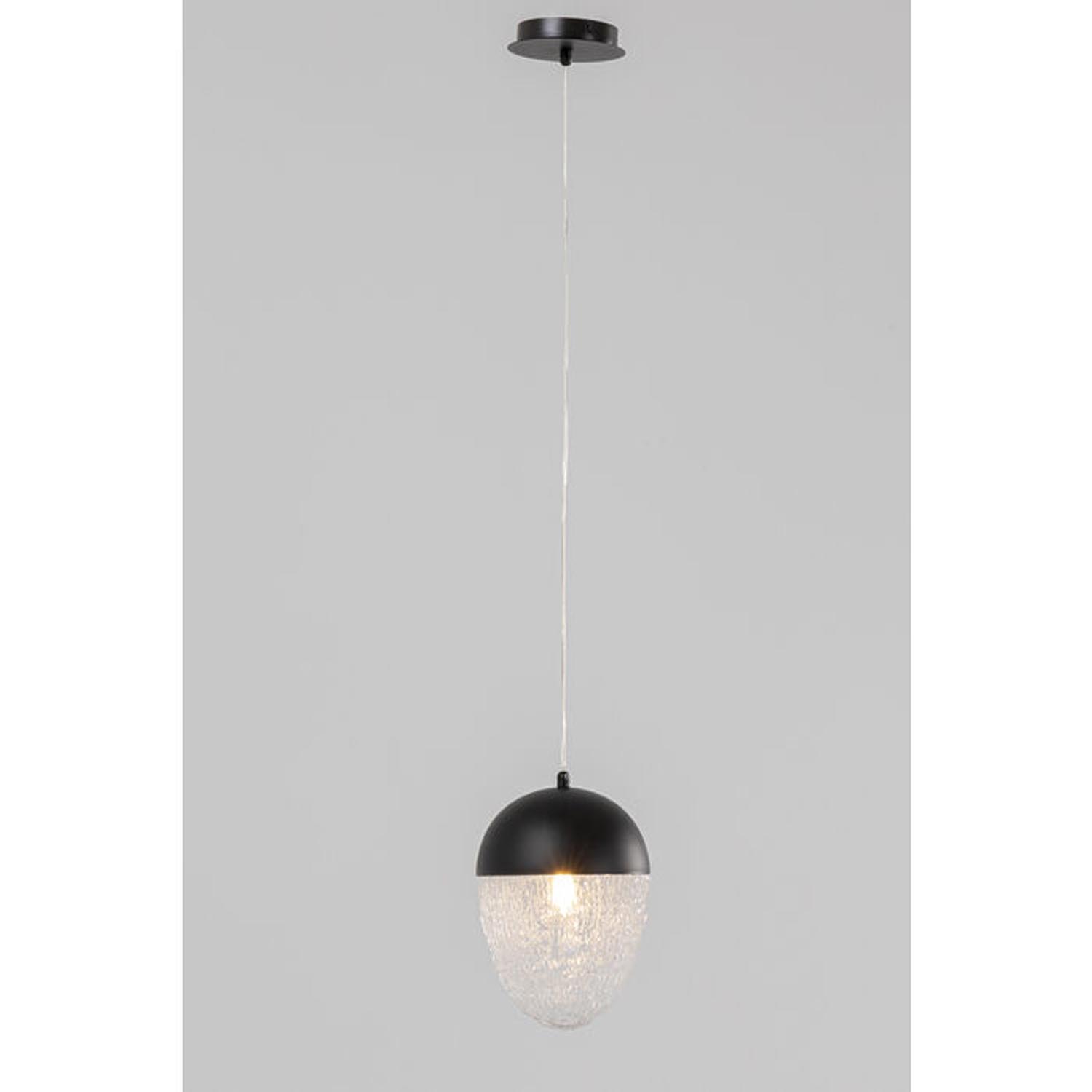 KARE DESIGN Frozen loftlampe - klar glas og sort stål (Ø20)